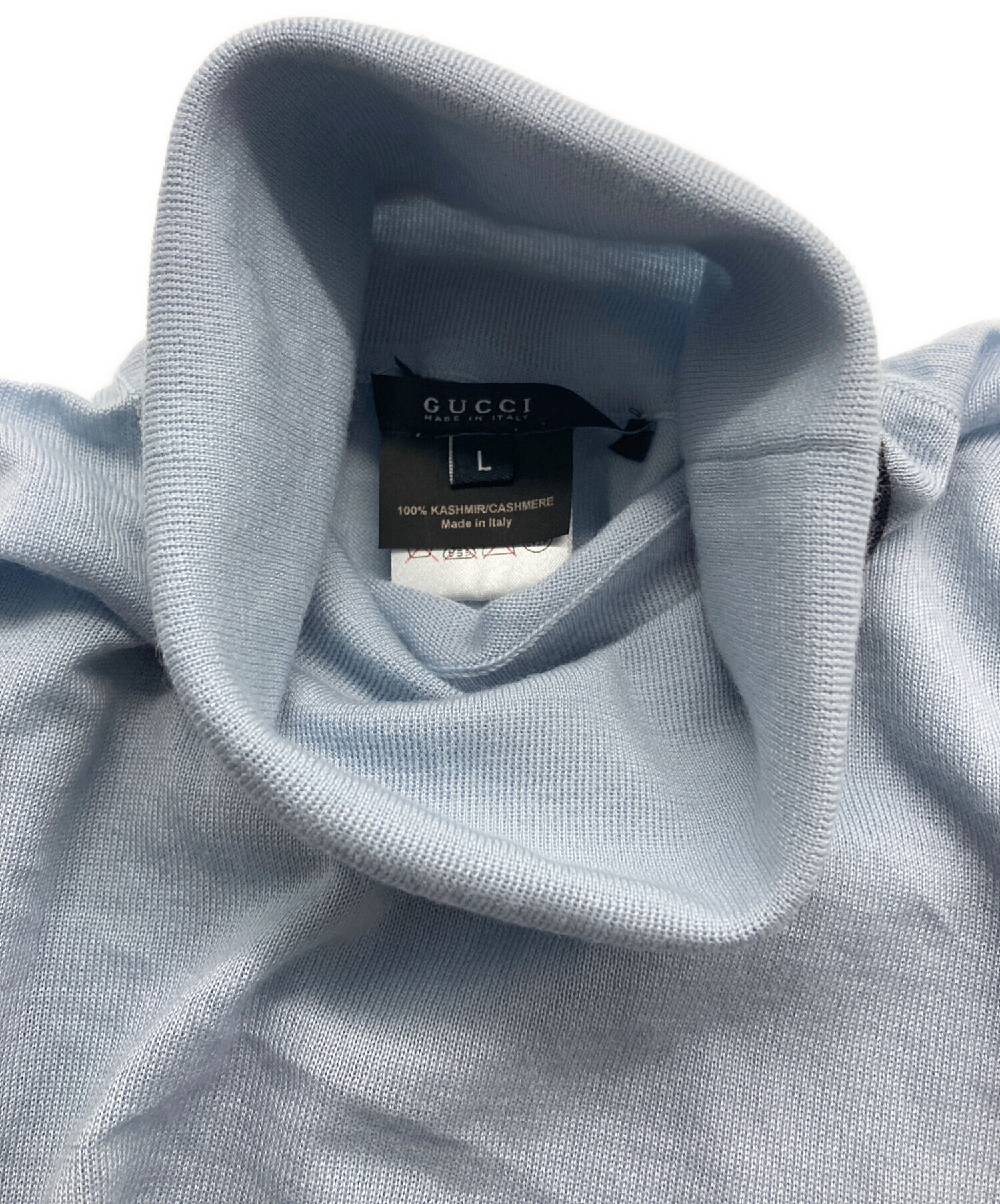 GUCCI グッチ タートルネック ニット セーター ブラック 黒 Mサイズ 