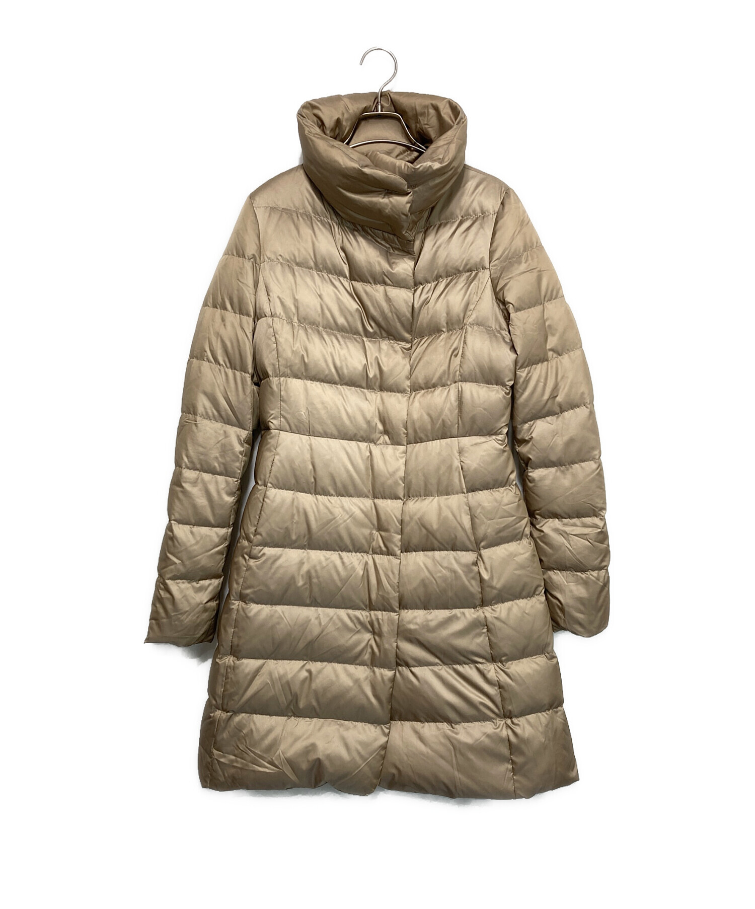 中古・古着通販】theory (セオリー) ロングダウンコート ベージュ