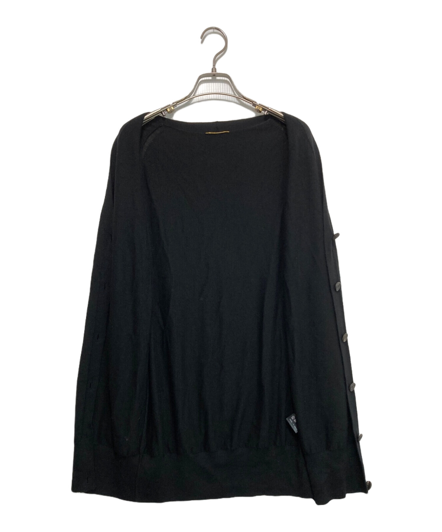 【美品】ドゥーズィエムクラス　リブカーディガン　ブラック Deuxieme Classe（ドゥーズィエムクラス）の「EVERYDAY I LIKE