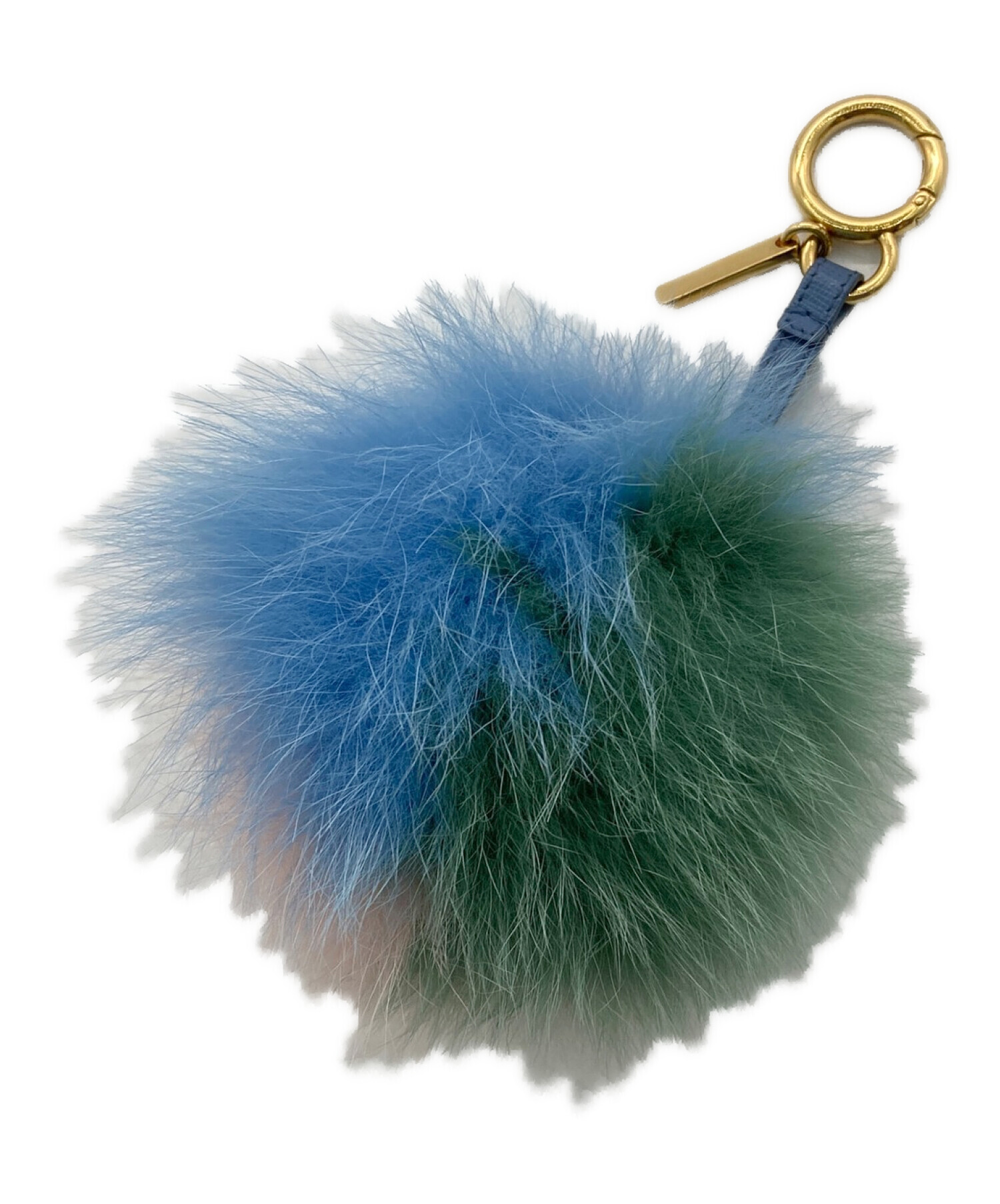 FENDI フェンディ ポンポンチャーム マルチカラーファーチャーム