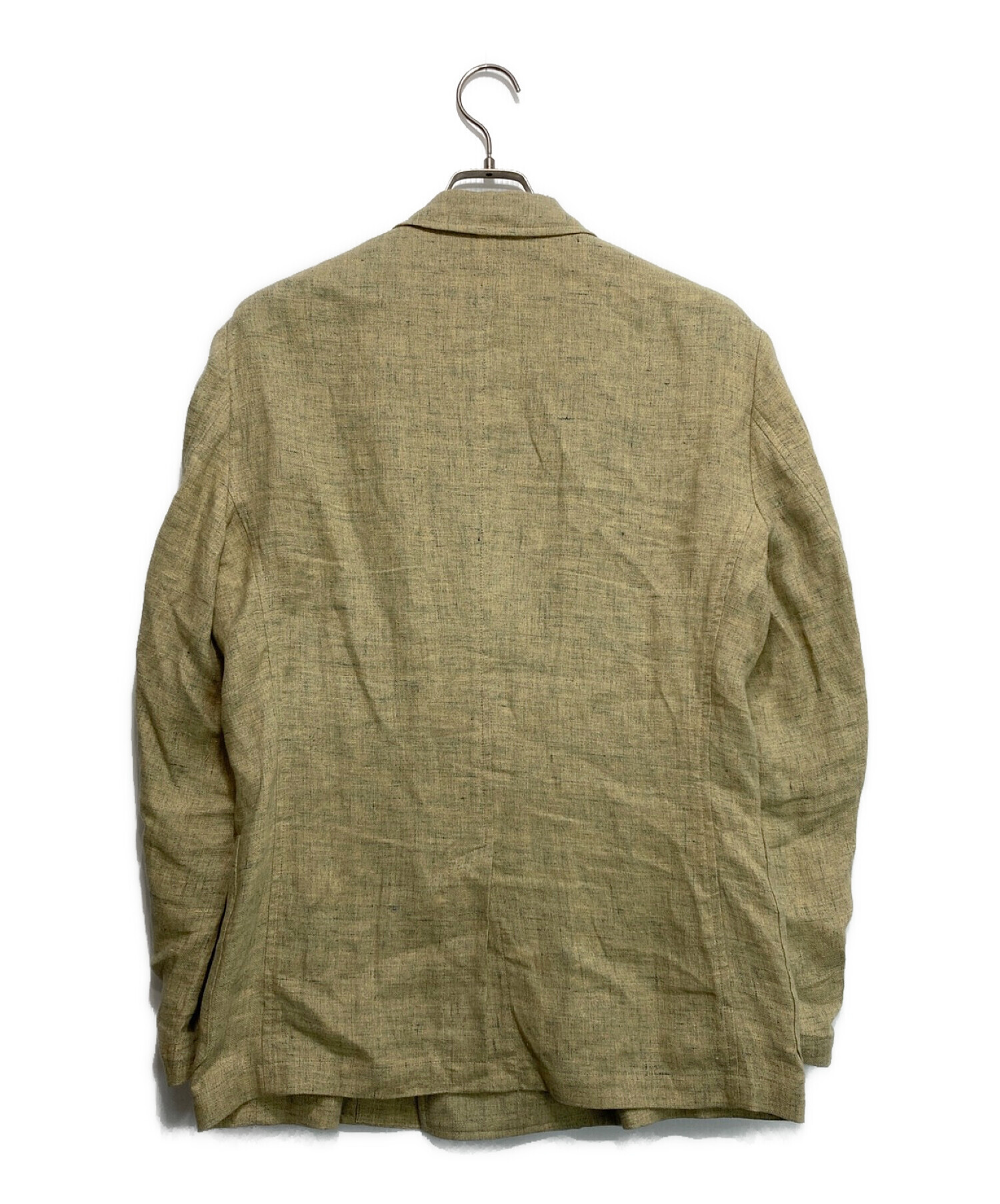 【良品】GABaN ギャバン リネンダブルジャケット M 中古・古着通販】CABAN (キャバン) メランジリネン ダブルブレスト