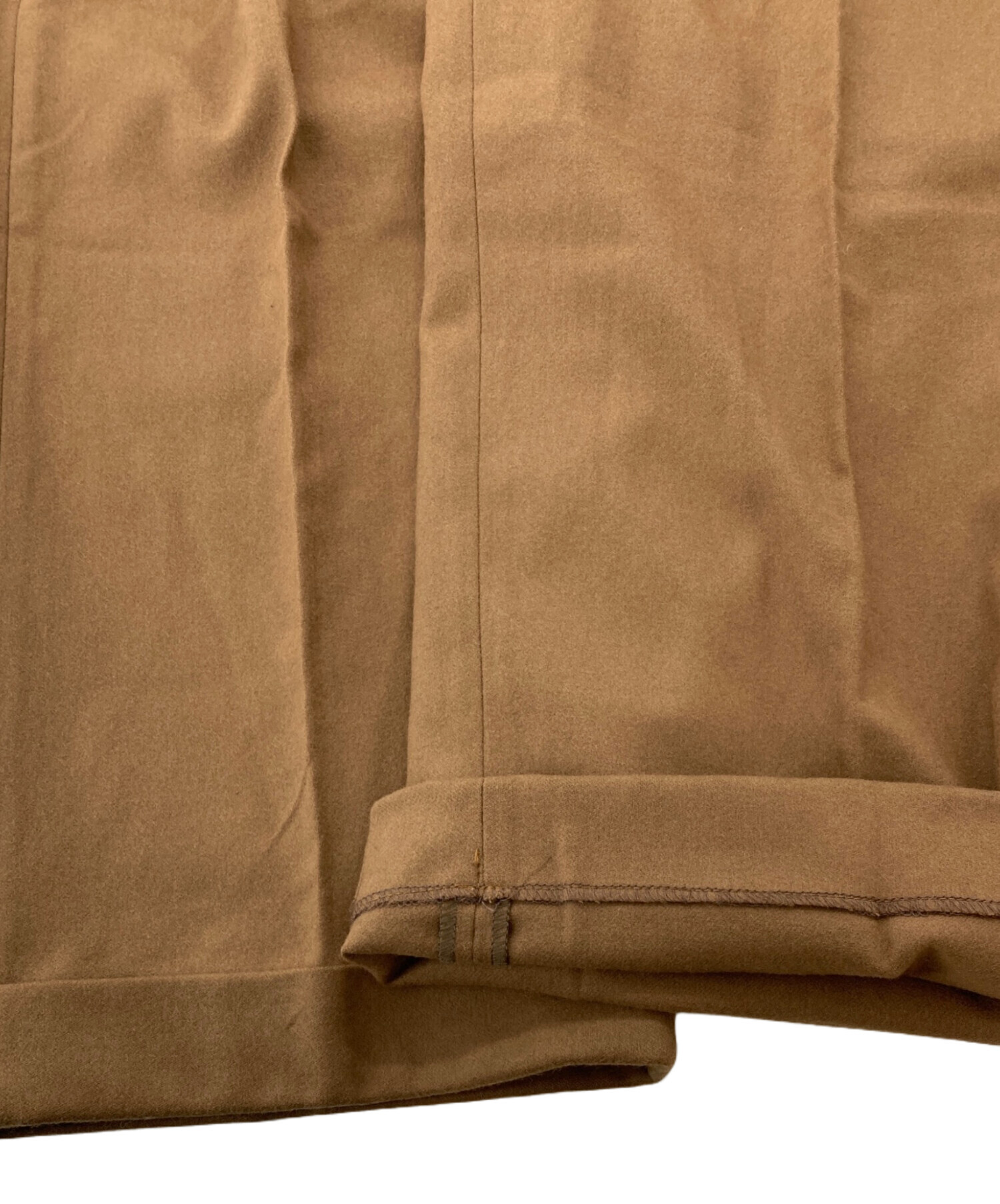 中古・古着通販】PT01 (ピーティーゼロ) ウールスラックス ブラウン