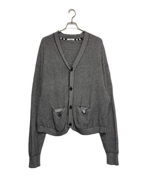 中古・古着通販】saby (サバイ) PAPER KNIT CARDIGAN ブラック