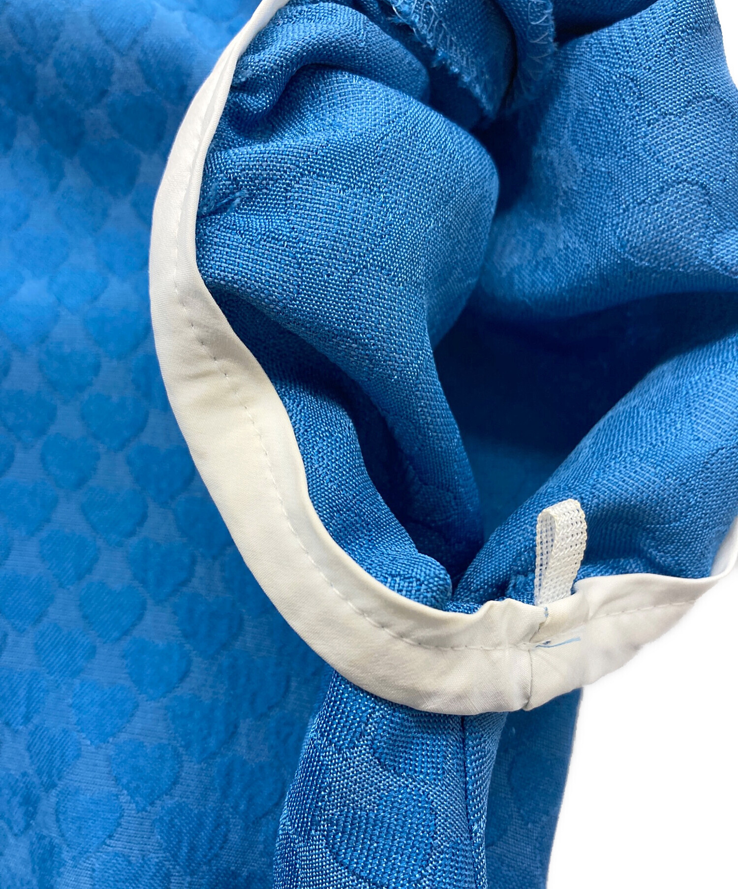 新品タグ付き　エムズグレイシー　 ハート柄 ワンピース 42 エムズグレイシー ハート柄刺繍ワンピース 311323 36 ブラウン