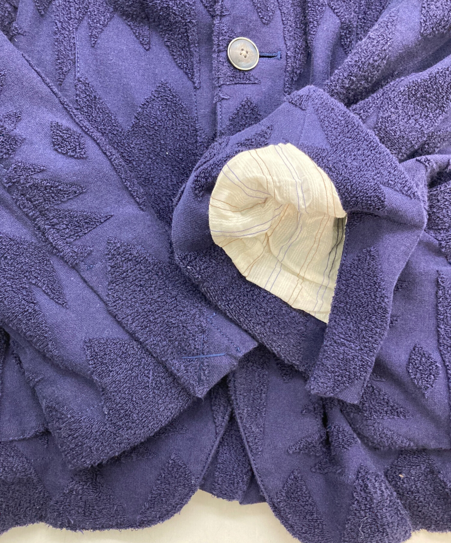 中古・古着通販】THE GIGI (ザ・ジジ) 総柄ニットカーディガン