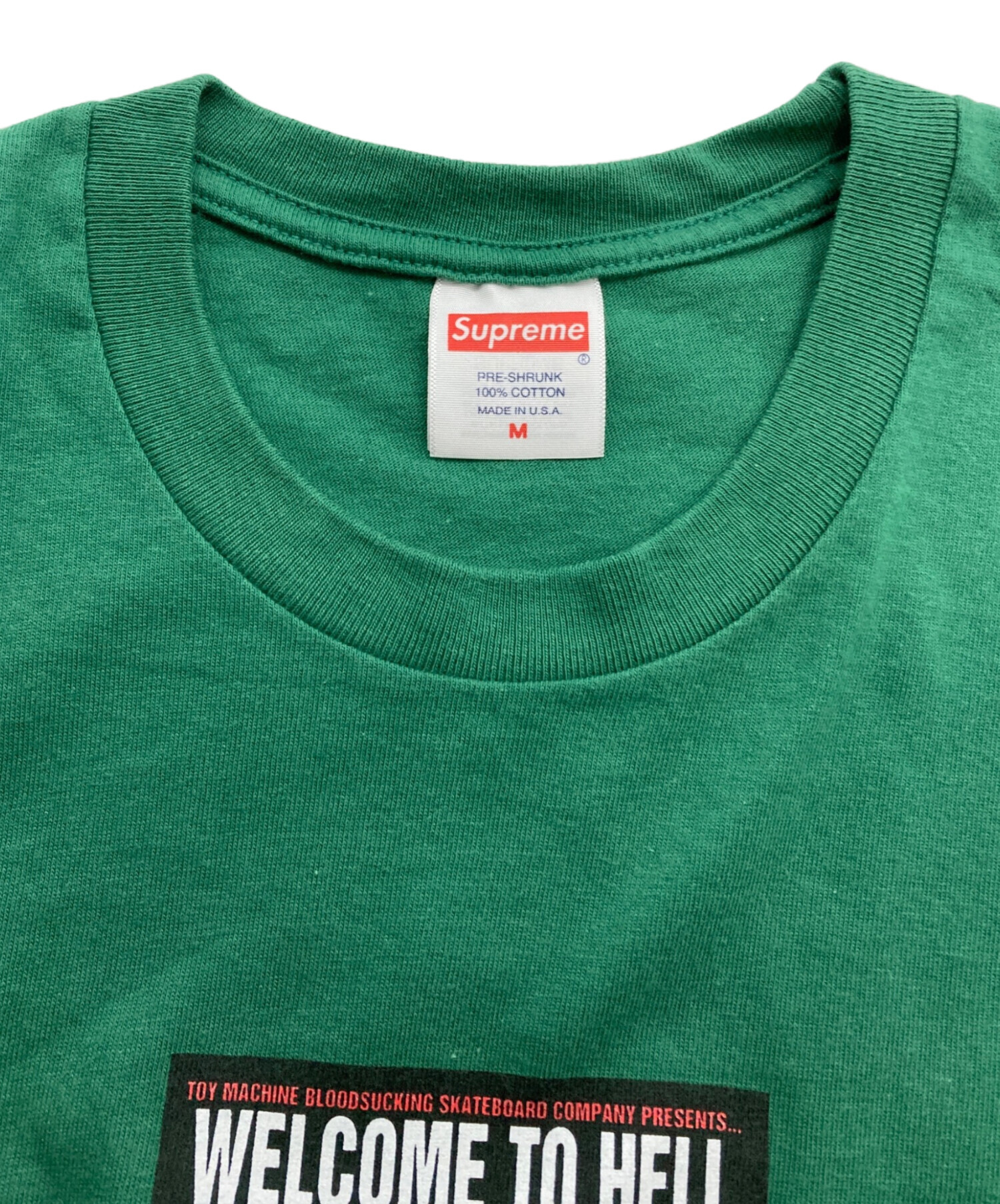 中古・古着通販】SUPREME (シュプリーム) TOY MACHINE Welcome To Hell