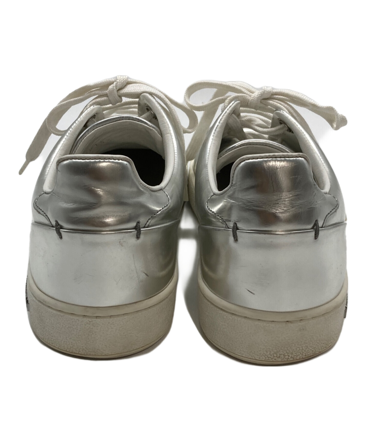 Louis Vuitton シルバー ハイカットスニーカー LOUIS VUITTON ルイヴィトン ハイカットスニーカー シルバー｜Yahoo