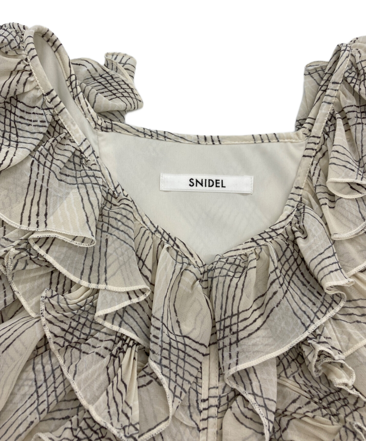中古・古着通販】Snidel (スナイデル) Sustainableプリントプリーツ 