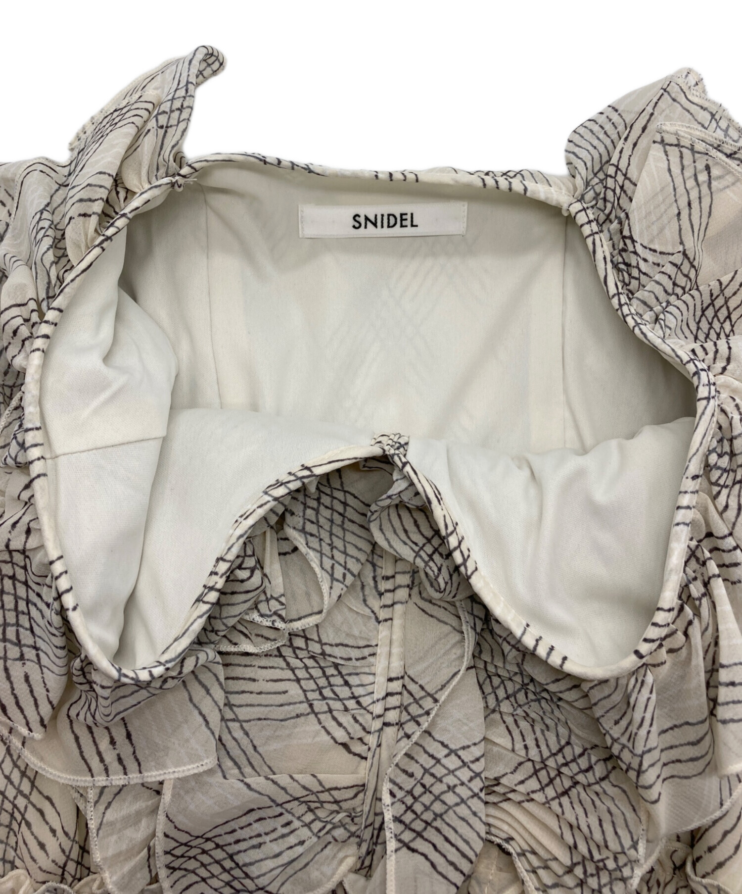 中古・古着通販】Snidel (スナイデル) Sustainableプリントプリーツ 