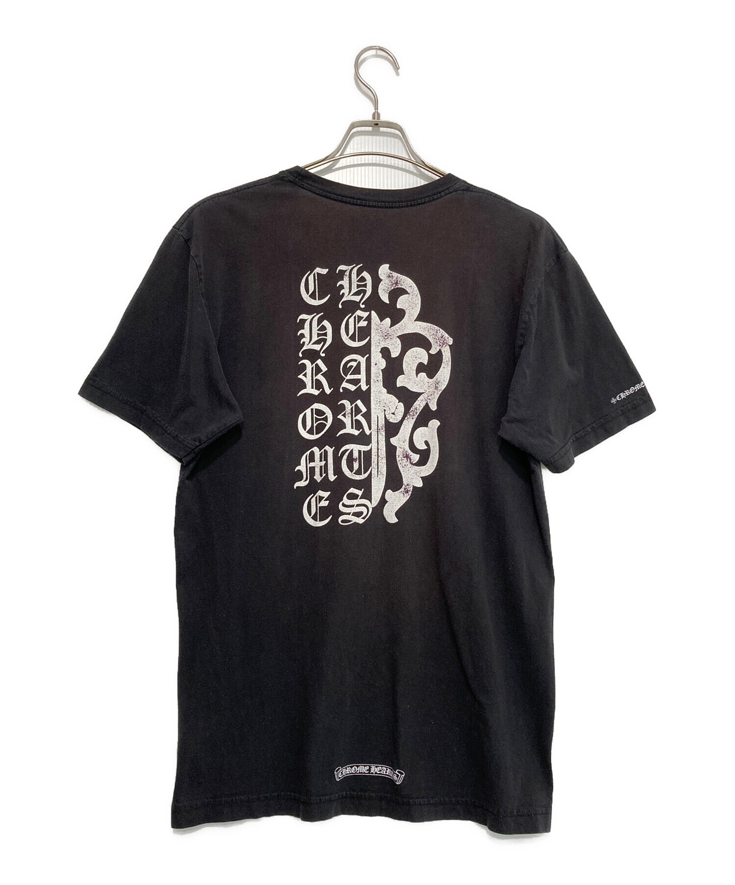 正規品クロムハーツ本物ダガー美品Tシャツ中古品Lサイズ販売証明書イン 