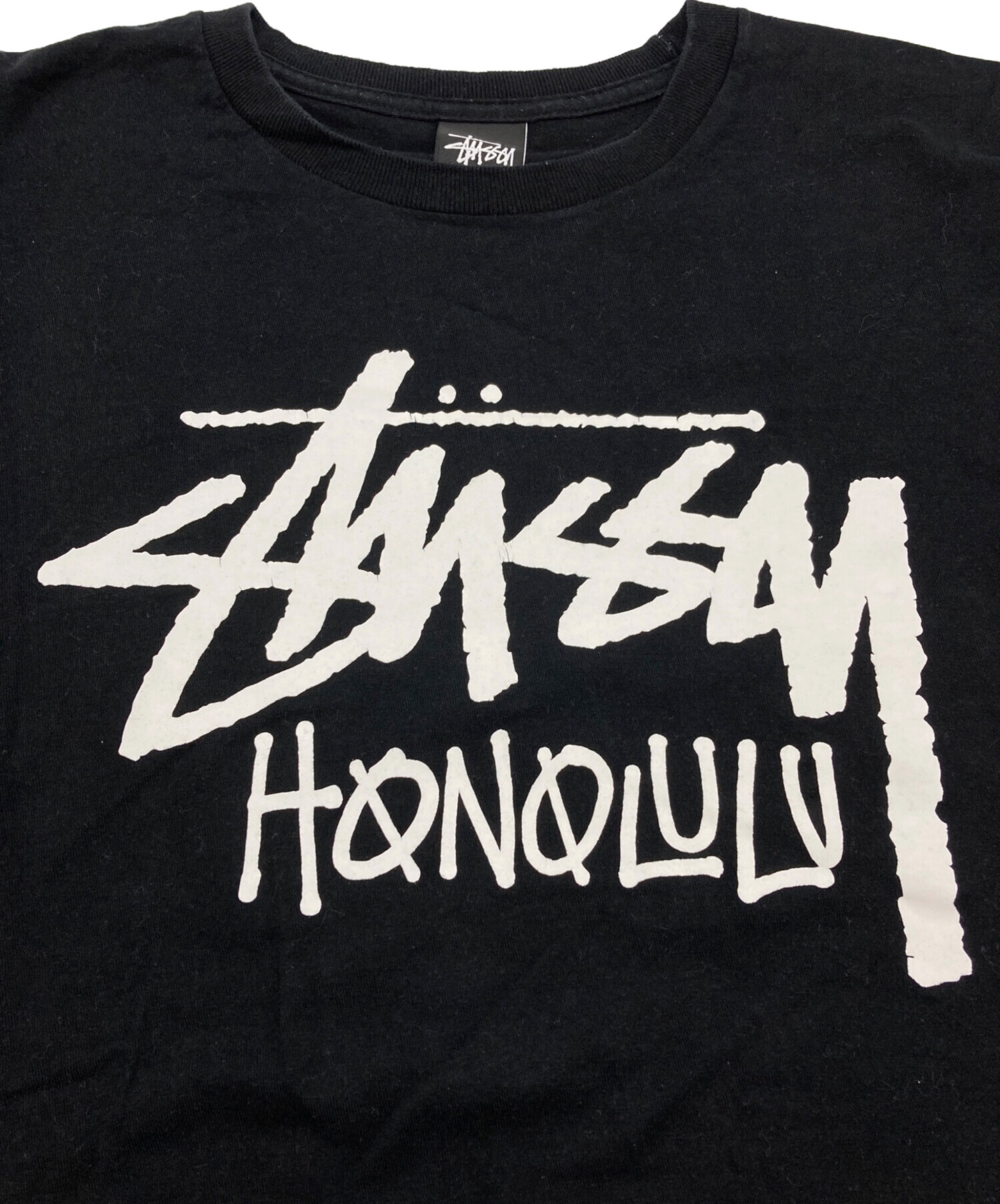 中古・古着通販】stussy (ステューシー) HONOLULU TEE ブラック サイズ 