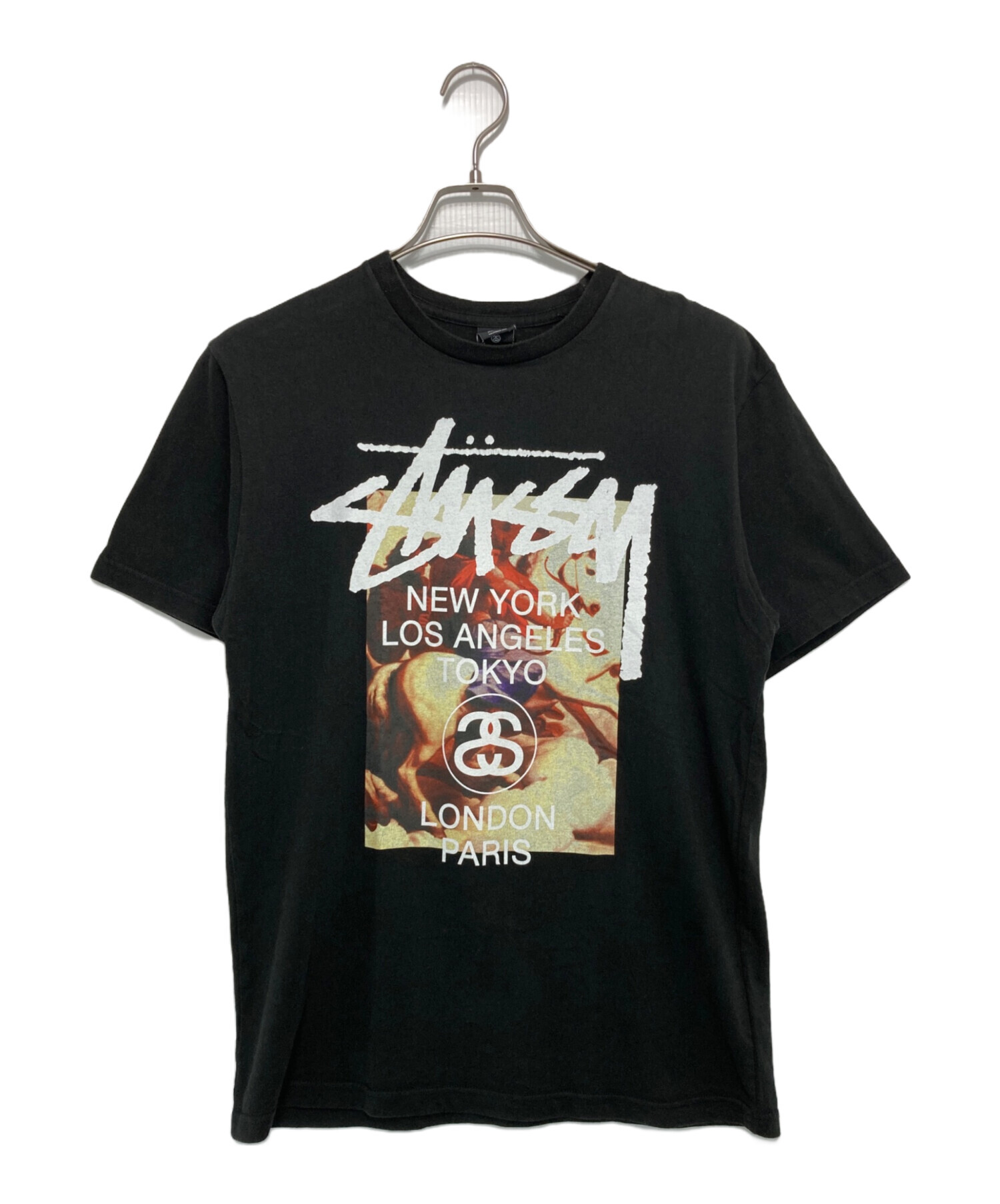 中古・古着通販】stussy (ステューシー) Tシャツ ブラック サイズ:M 