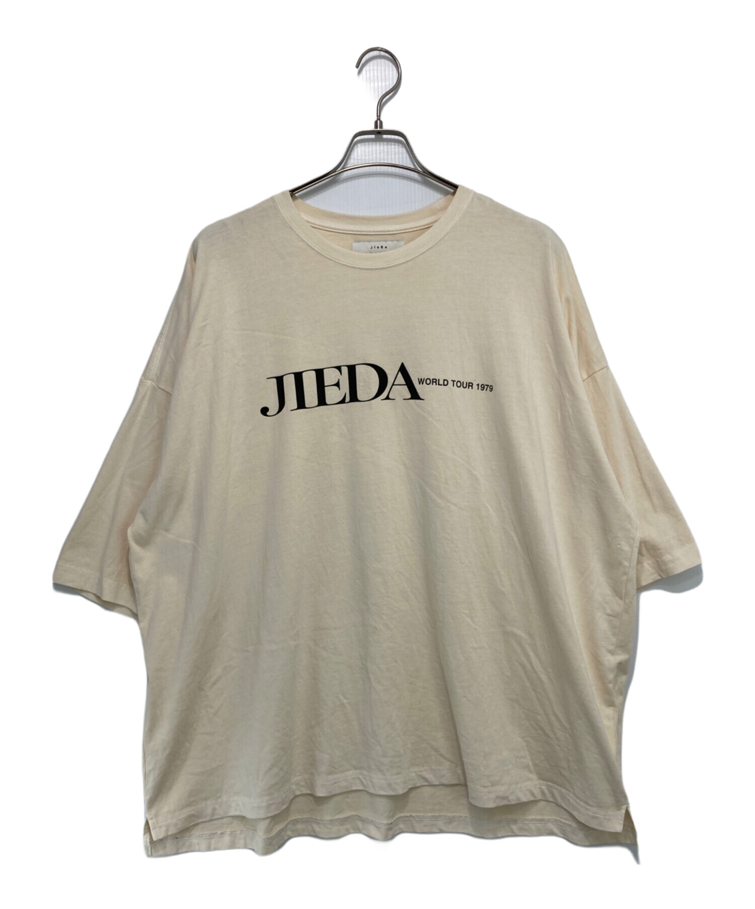 中古・古着通販】Jieda (ジエダ) TOUR TEE ベージュ サイズ:OS 