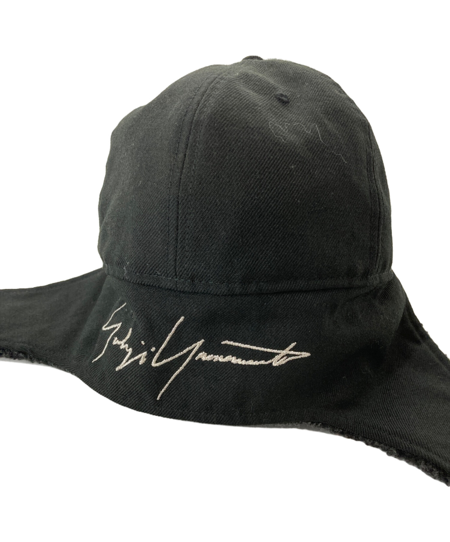 Yohji Yamamoto ドッグイヤー キャップ CAP 中古・古着通販】YOHJI YAMAMOTO (ヨウジヤマモト) New Era