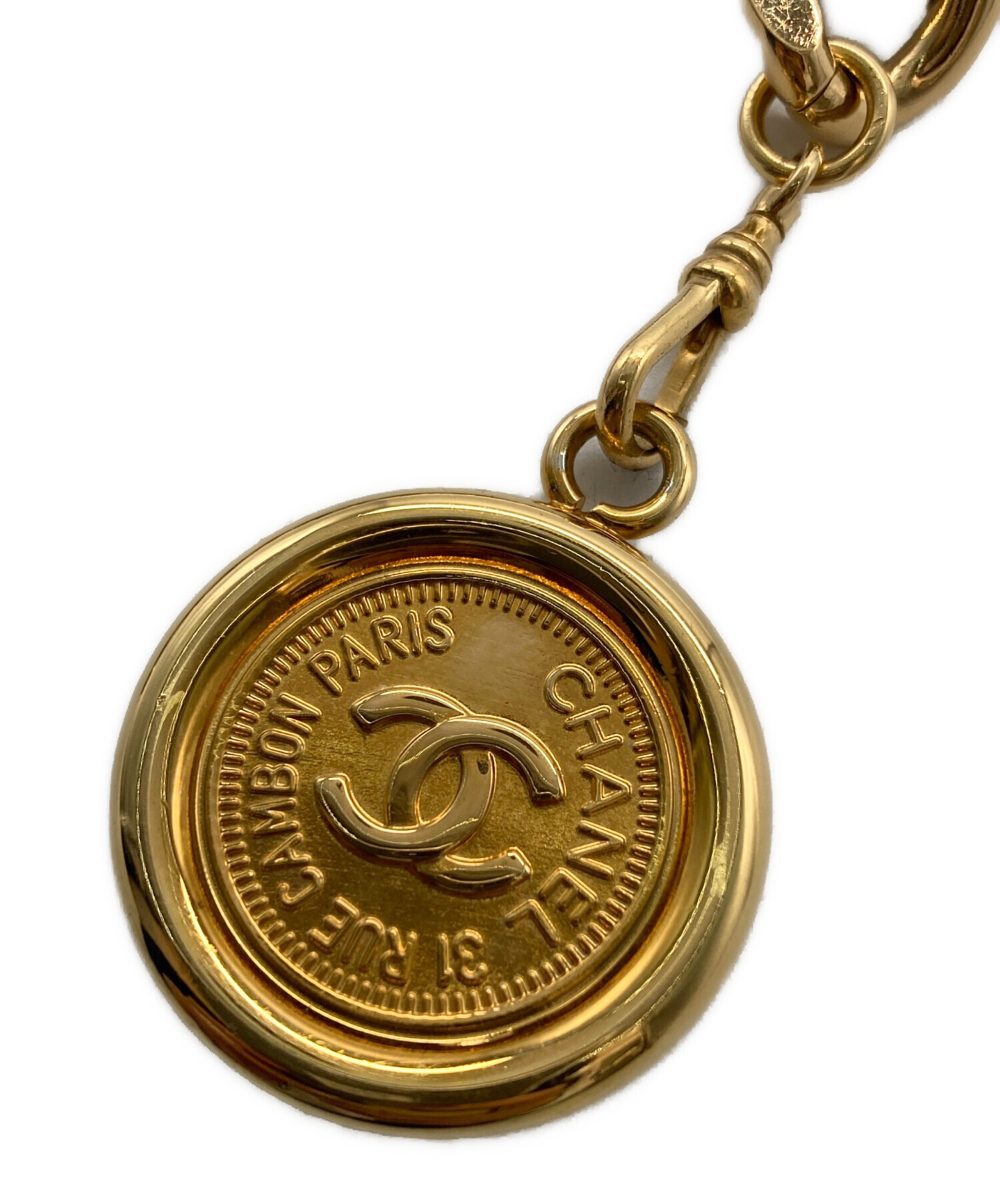 中古・古着通販】CHANEL (シャネル) メダリオンレザーチェーンベルト