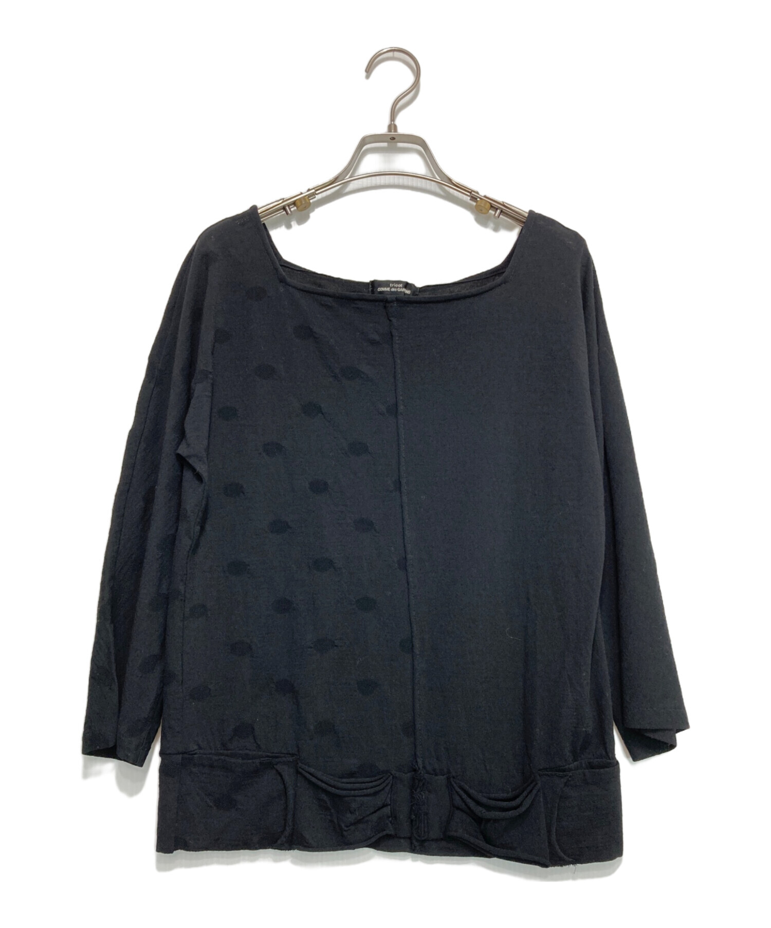 tricot COMME des GARCONS ブラック チェック パンツ tricot COMME des