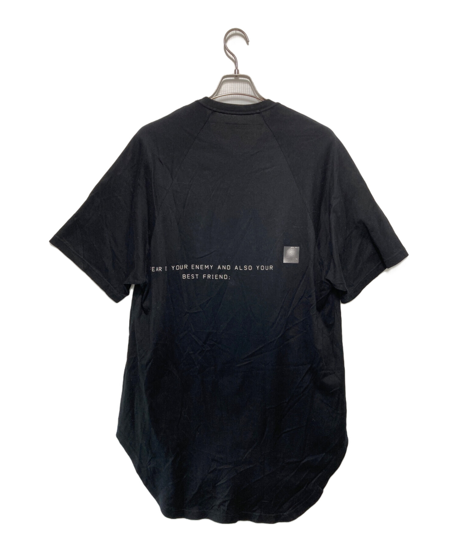 中古・古着通販】NILoS (ニルズ) KAMON ROUND T-SHIRT] ブラック