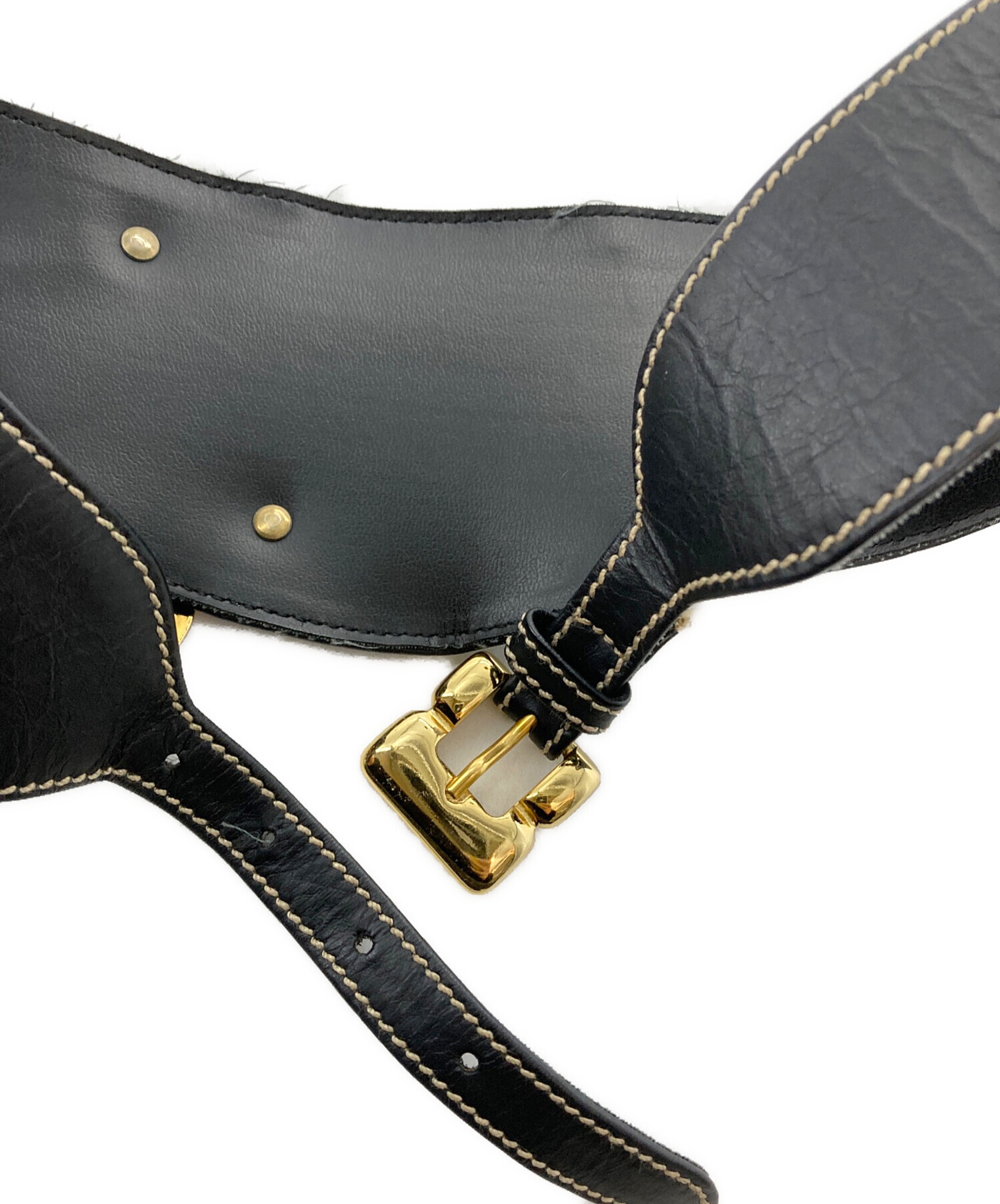 中古・古着通販】FENDI (フェンディ) メダルデザインコルセットベルト 