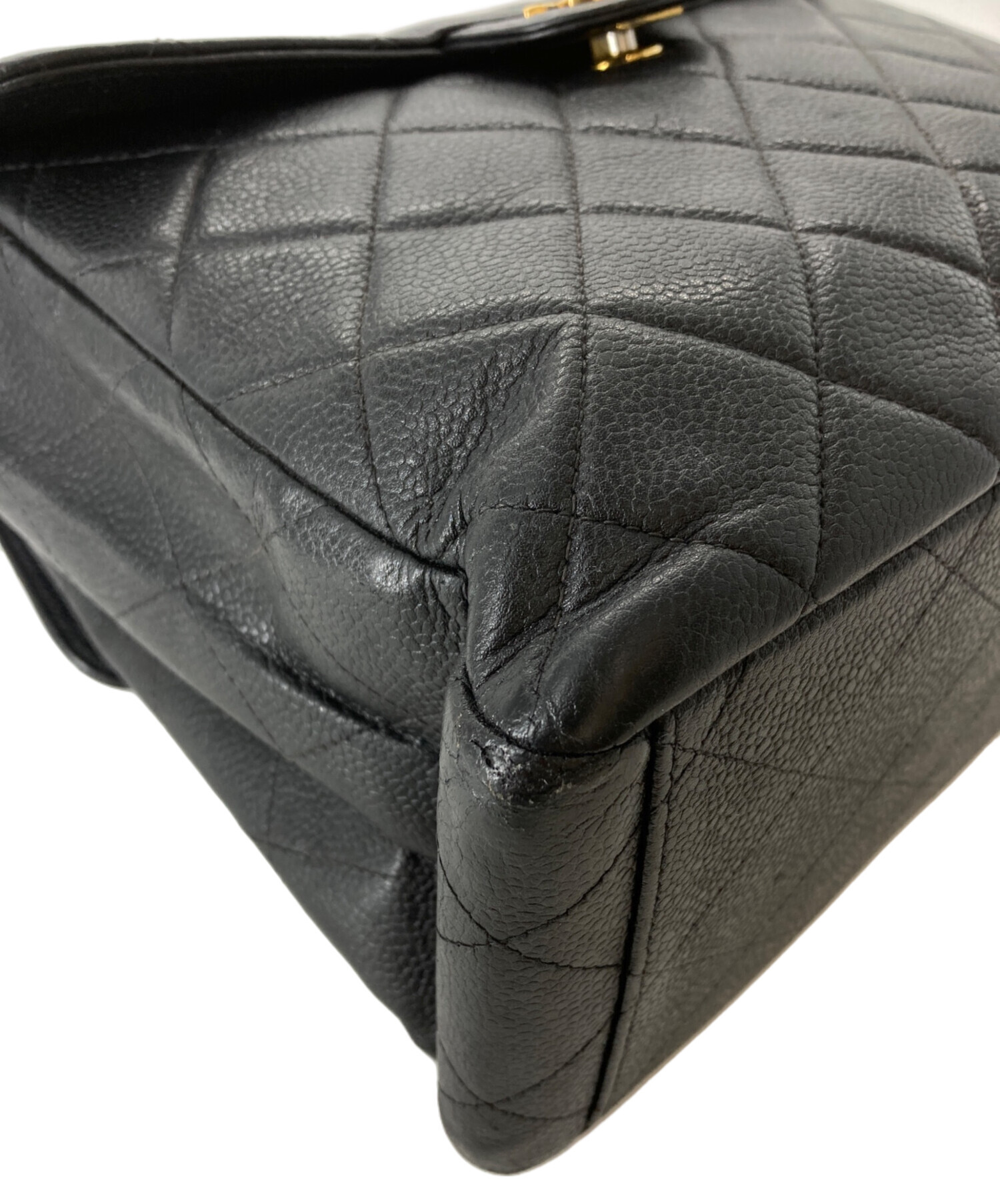 中古・古着通販】CHANEL (シャネル) マトラッセ キャビアスキン ダブル 