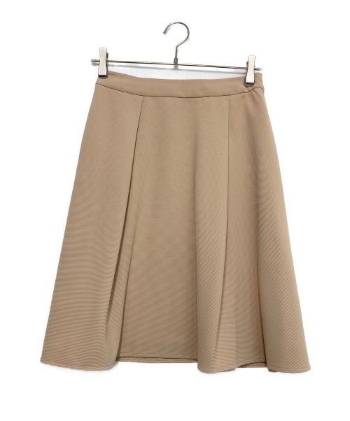 ルネ rene スカート　サイズ38 ベージュ　新品未使用タグ付き 中古・古着通販】Rene (ルネ) タックフレアスカート ベージュ