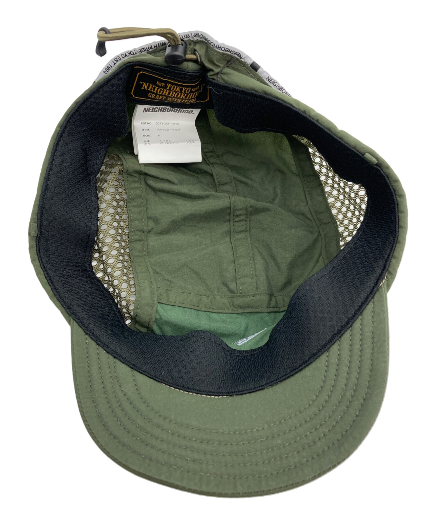中古・古着通販】NEIGHBORHOOD (ネイバーフッド) WAVES/N-CAP グリーン 