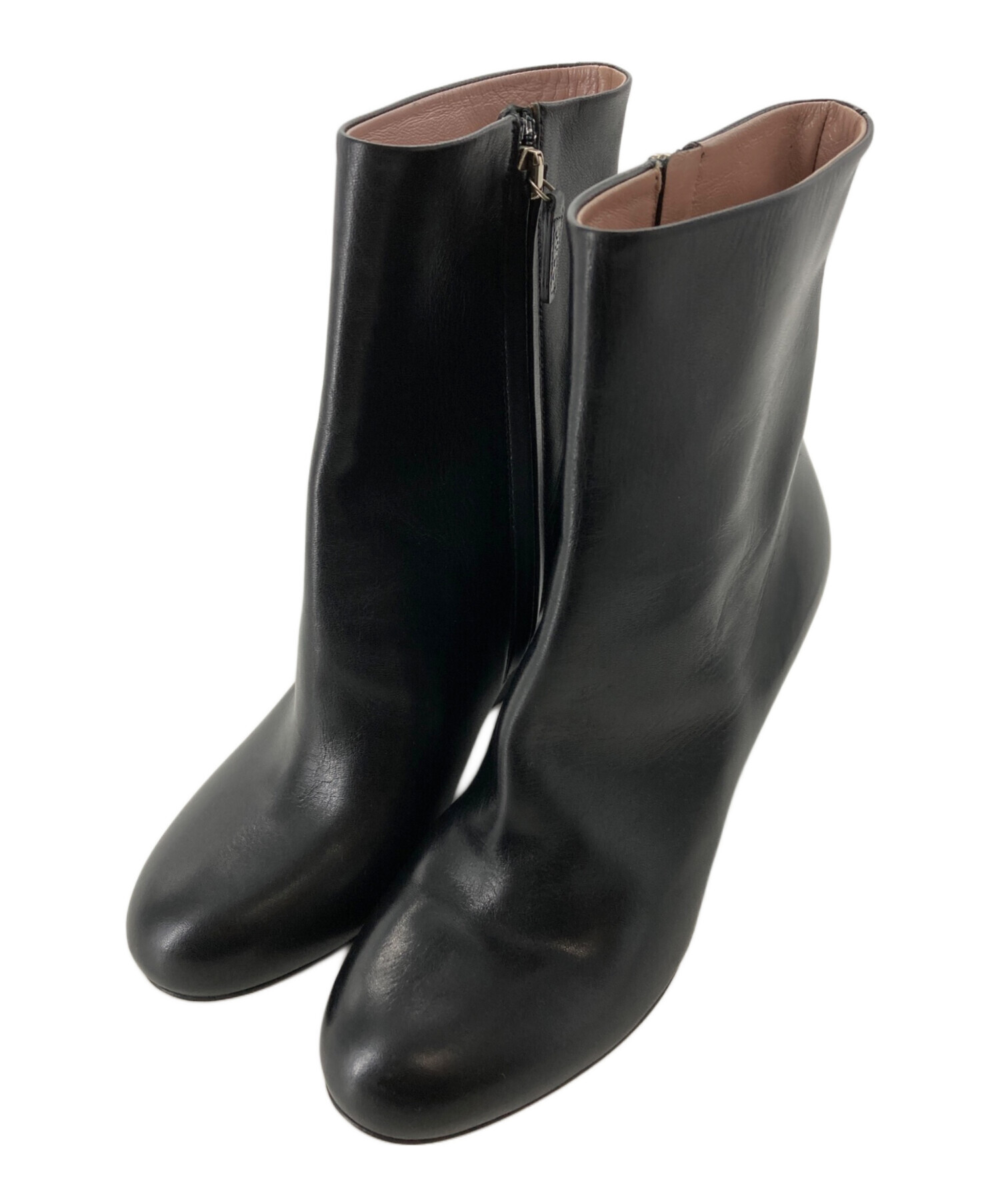 GUCCI グッチ　シェリーライン　サイドゴアブーツ　ブラック　35 中古・古着通販】GUCCI (グッチ) GG シアリングエフェクトブーツ