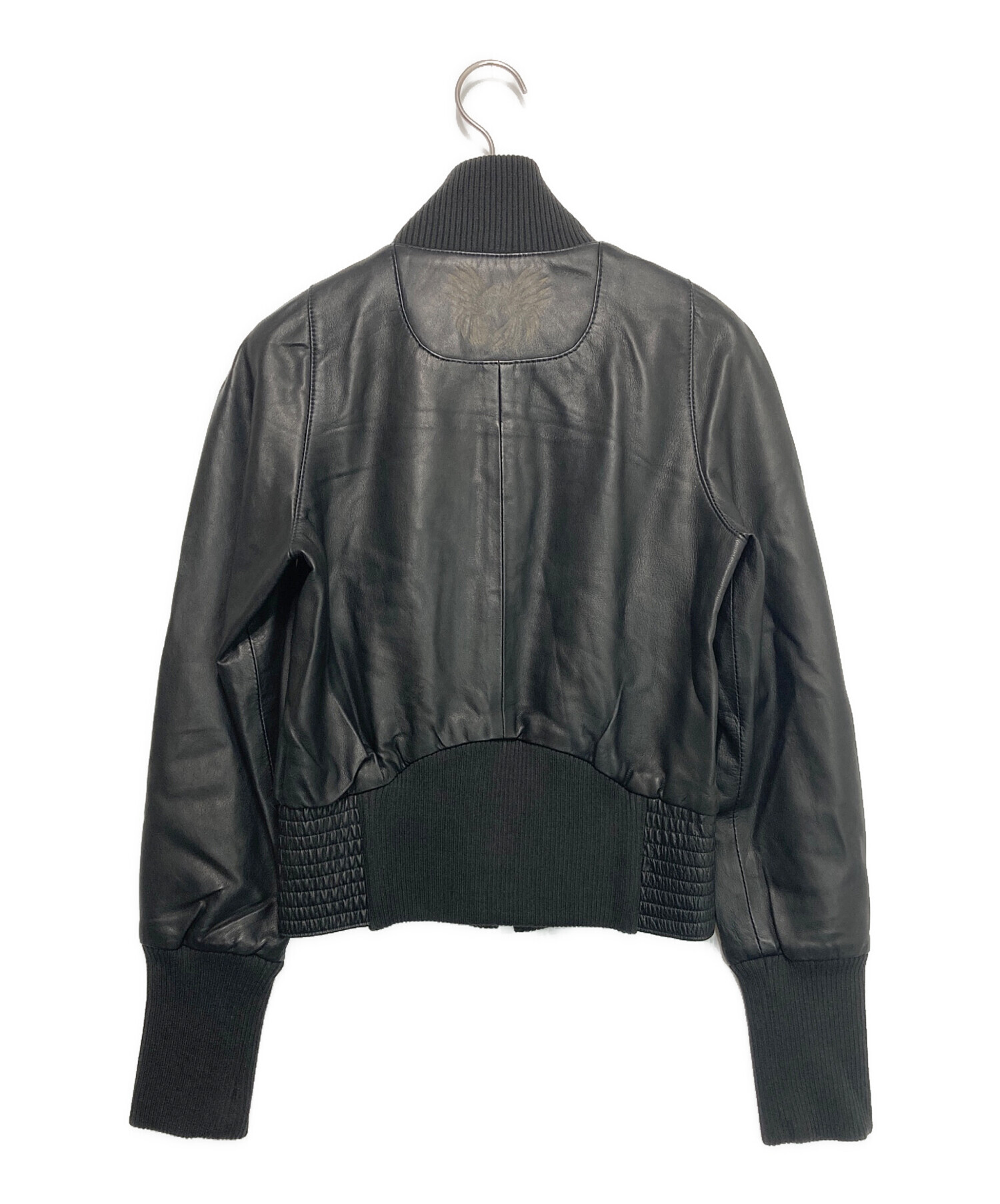 アレキサンダーマックイーン×プーマ　鳳凰プリントレザージャケット　S 中古・古着通販】ALEXANDER McQUEEN (アレキサンダーマックイーン