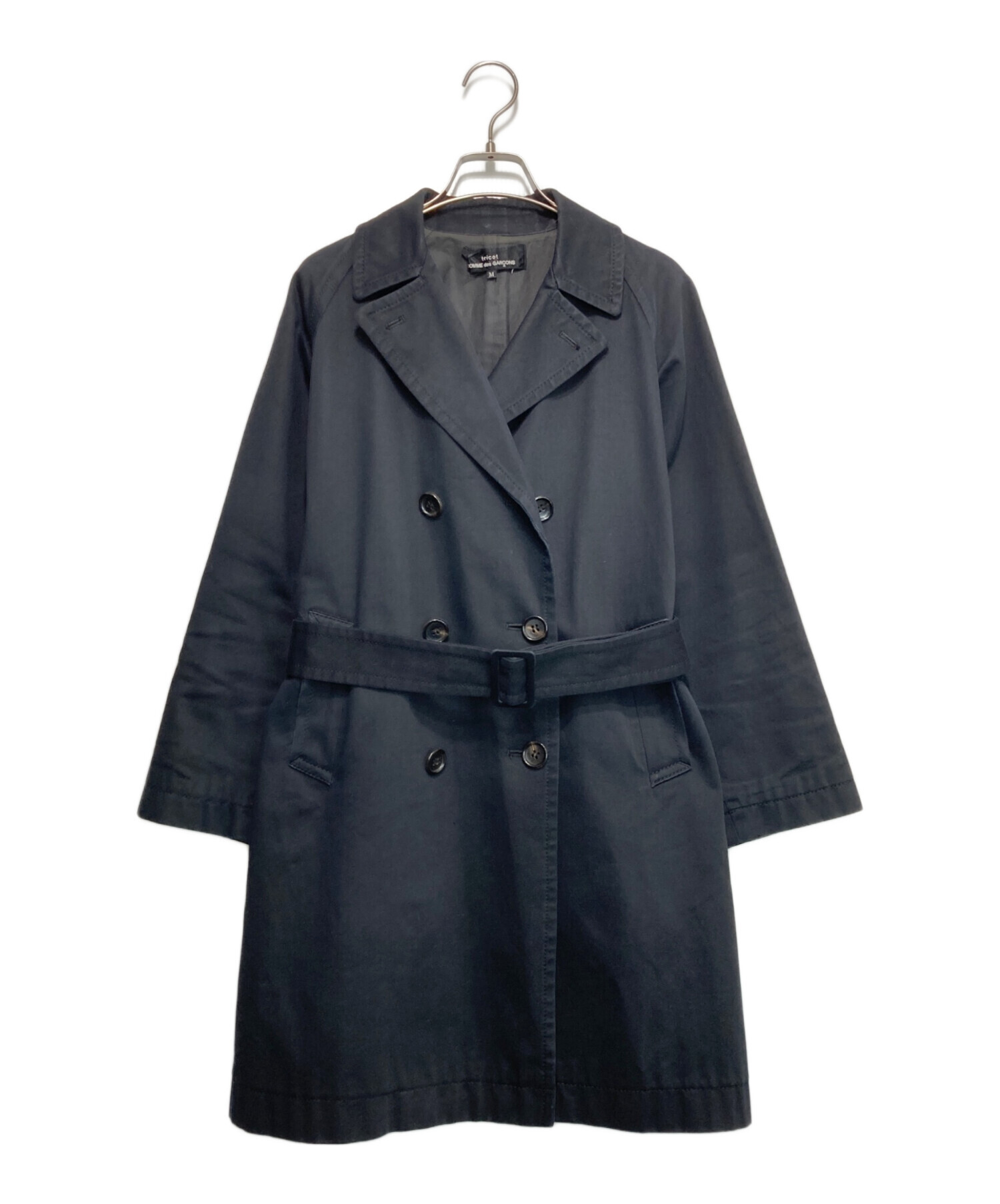 tricot COMME des GARÇONS トレンチコート M COMME des GARÇONS tricot ブラック M トレンチコート