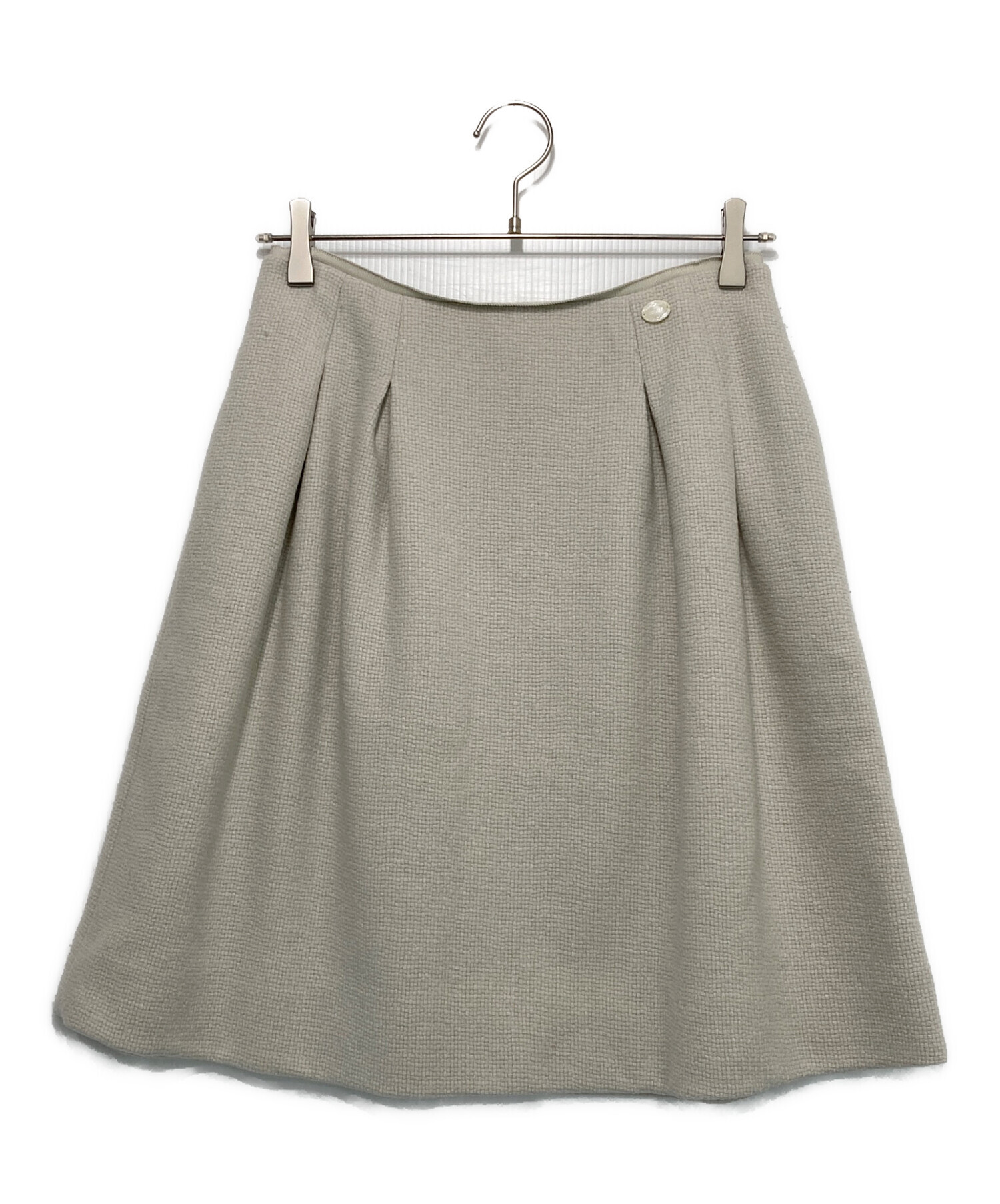 中古・古着通販】FOXEY (フォクシー) マロンツイードスカート グレー  