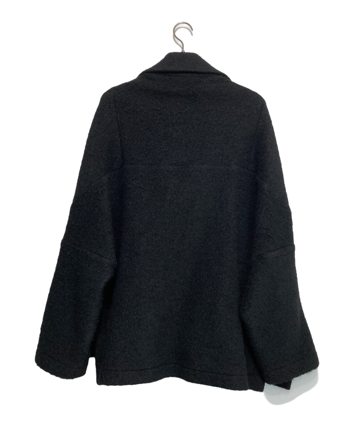 希少美品Limi feu リミフゥ 変形黒ウールコート(サンプル品) 希少Limi feu リミフゥ 変形黒ウールコート(サンプル品)