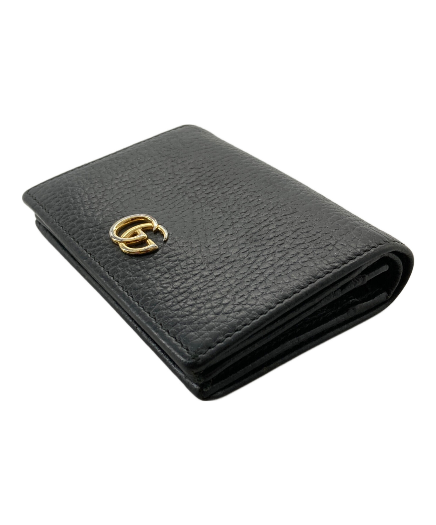 中古・古着通販】GUCCI (グッチ) ダブルG カードケース（コイン＆紙幣入れ付き） ブラック｜ブランド・古着通販 トレファク公式【TREFAC  FASHION】スマホサイト