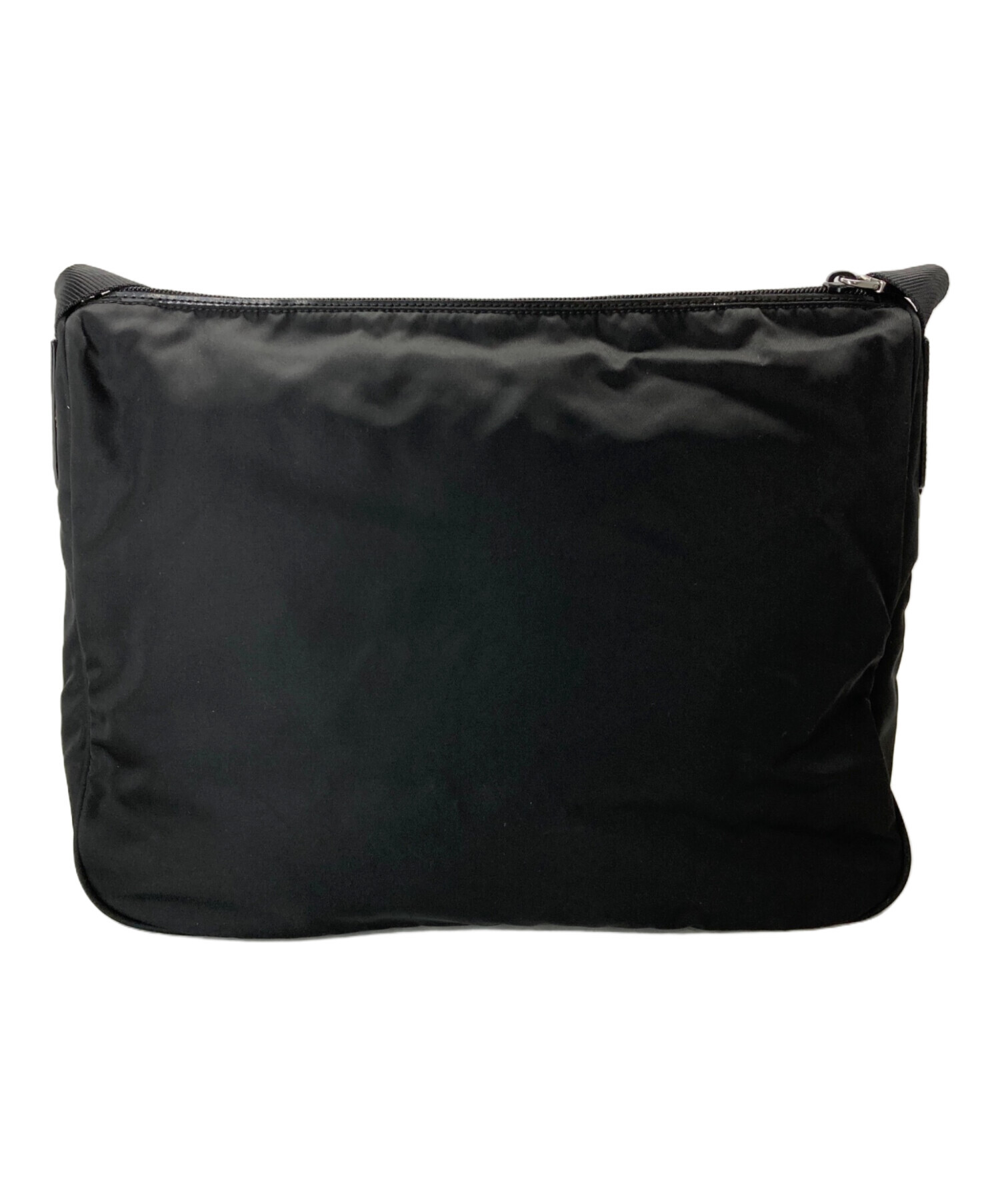 PRADA TESSUTO CATENA 中古正規品 Prada Vintage Tessuto Catena Shoulder Bag - Black Shoulder Bags