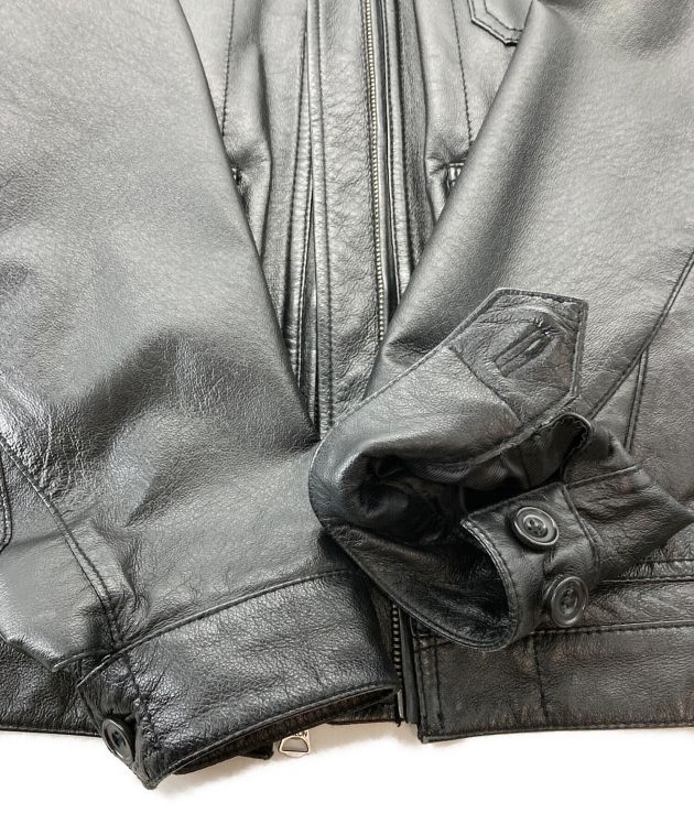 Eddie Bauer 黒タグ 復刻 レザージャケット ブラック Sサイズ Eddie Bauer 黒タグ 復刻 レザージャケット ブラック Sサイズ