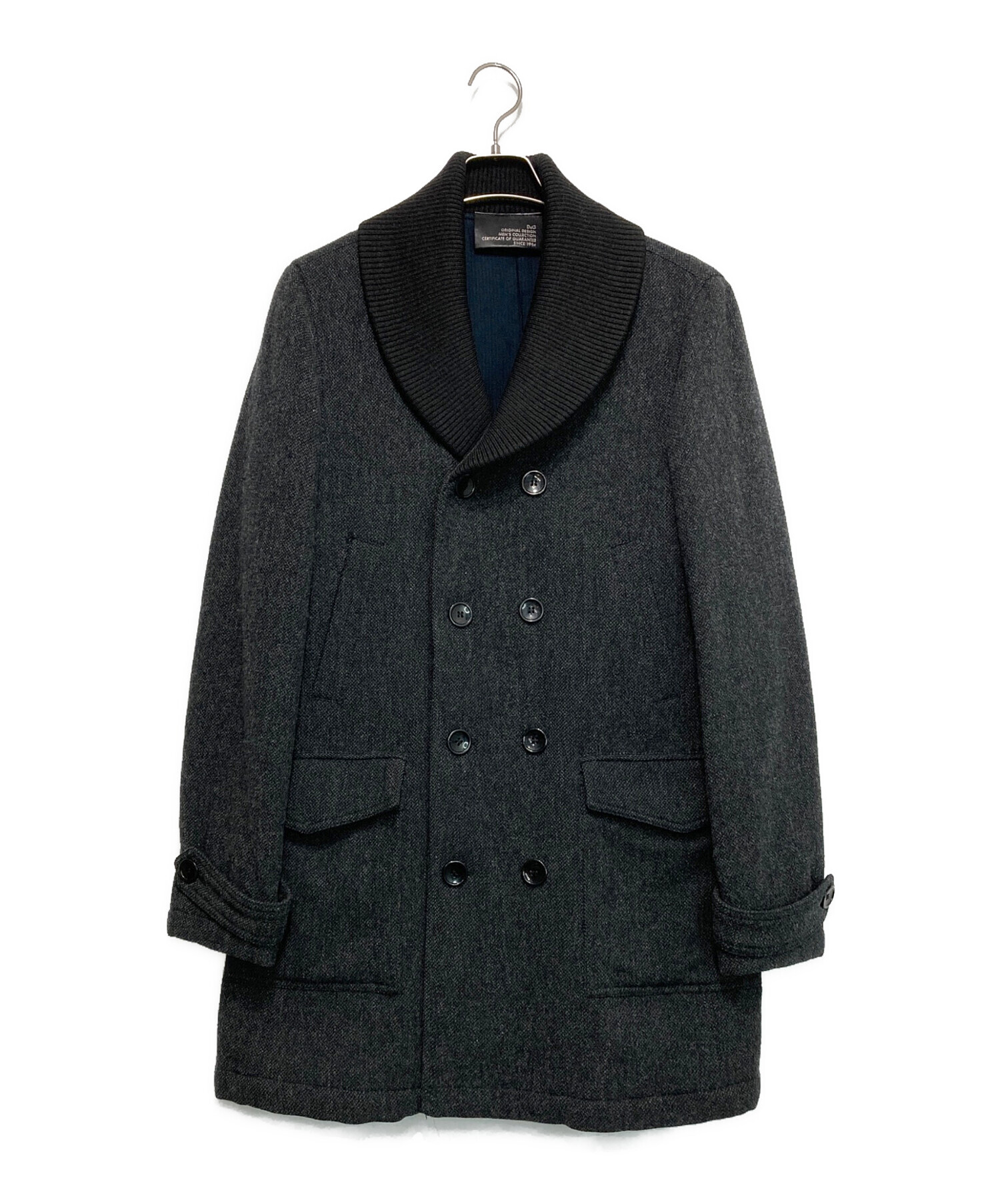 中古・古着通販】D&G (ディーアンドジー) ウールショールカラーコート