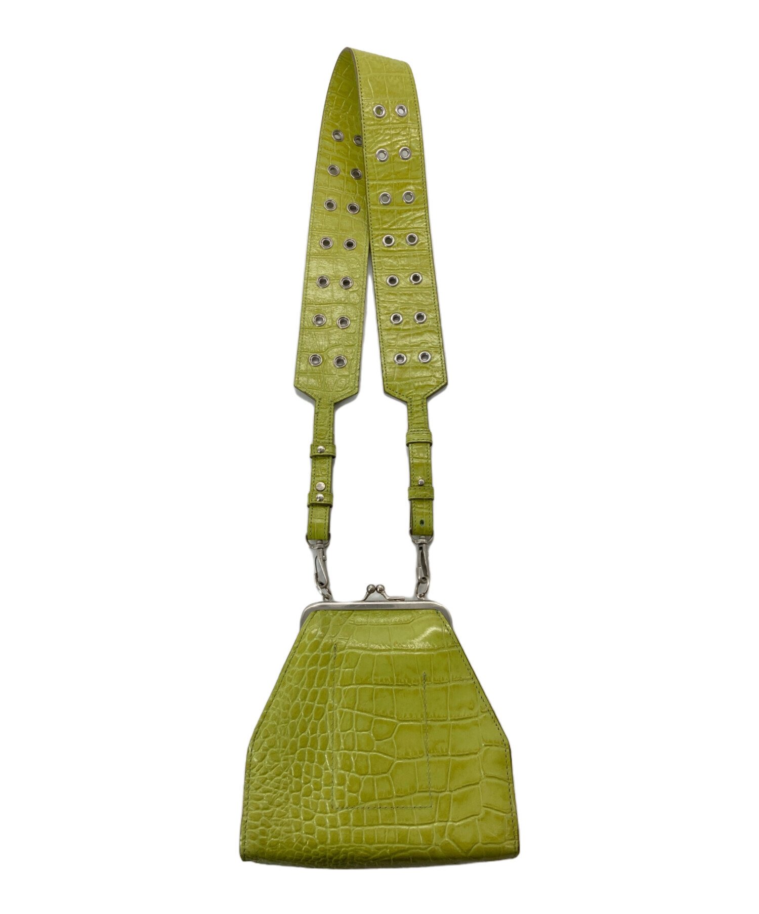 BIGOTRE クロコ型押しショルダーバッグ 中古・古着通販】BIGOTRE (ビゴター) ERRAND EMBOSS/クロコ型押し