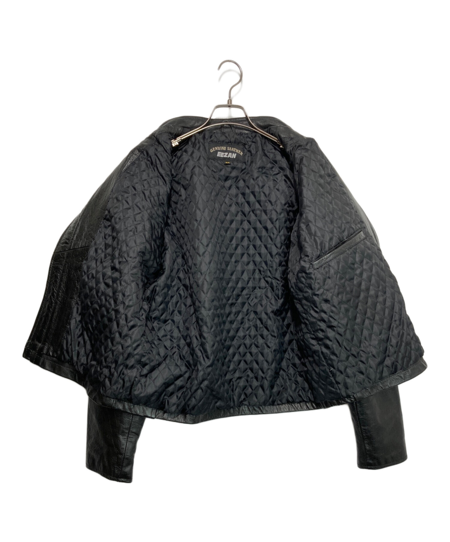 中古・古着通販】EEZAN (イーザン) レザーシングルライダース