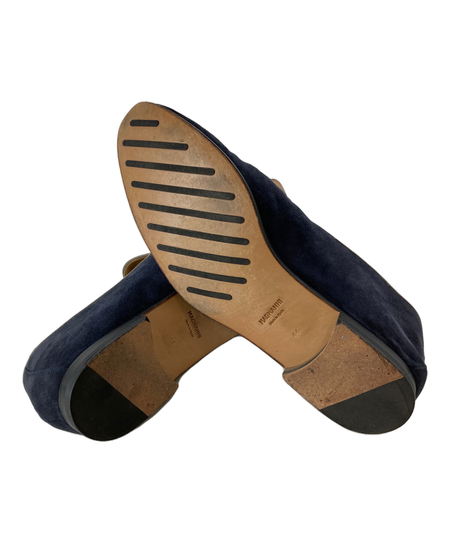 中古・古着通販】MAGNANNI (マグナーニ) タッセルローファー ネイビー