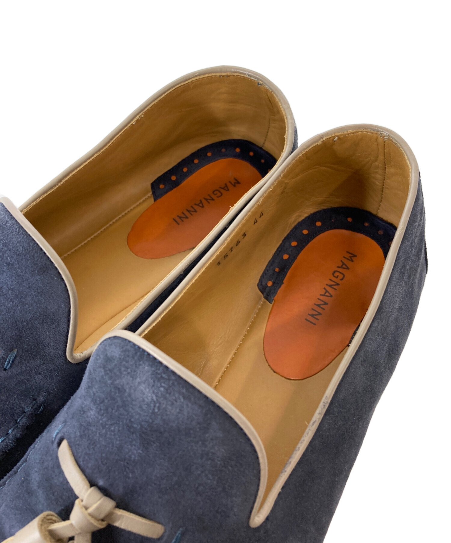 中古・古着通販】MAGNANNI (マグナーニ) タッセルローファー ネイビー