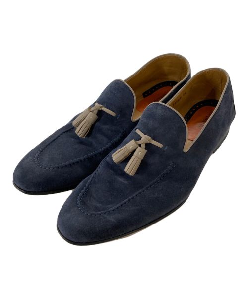 中古・古着通販】MAGNANNI (マグナーニ) タッセルローファー ネイビー