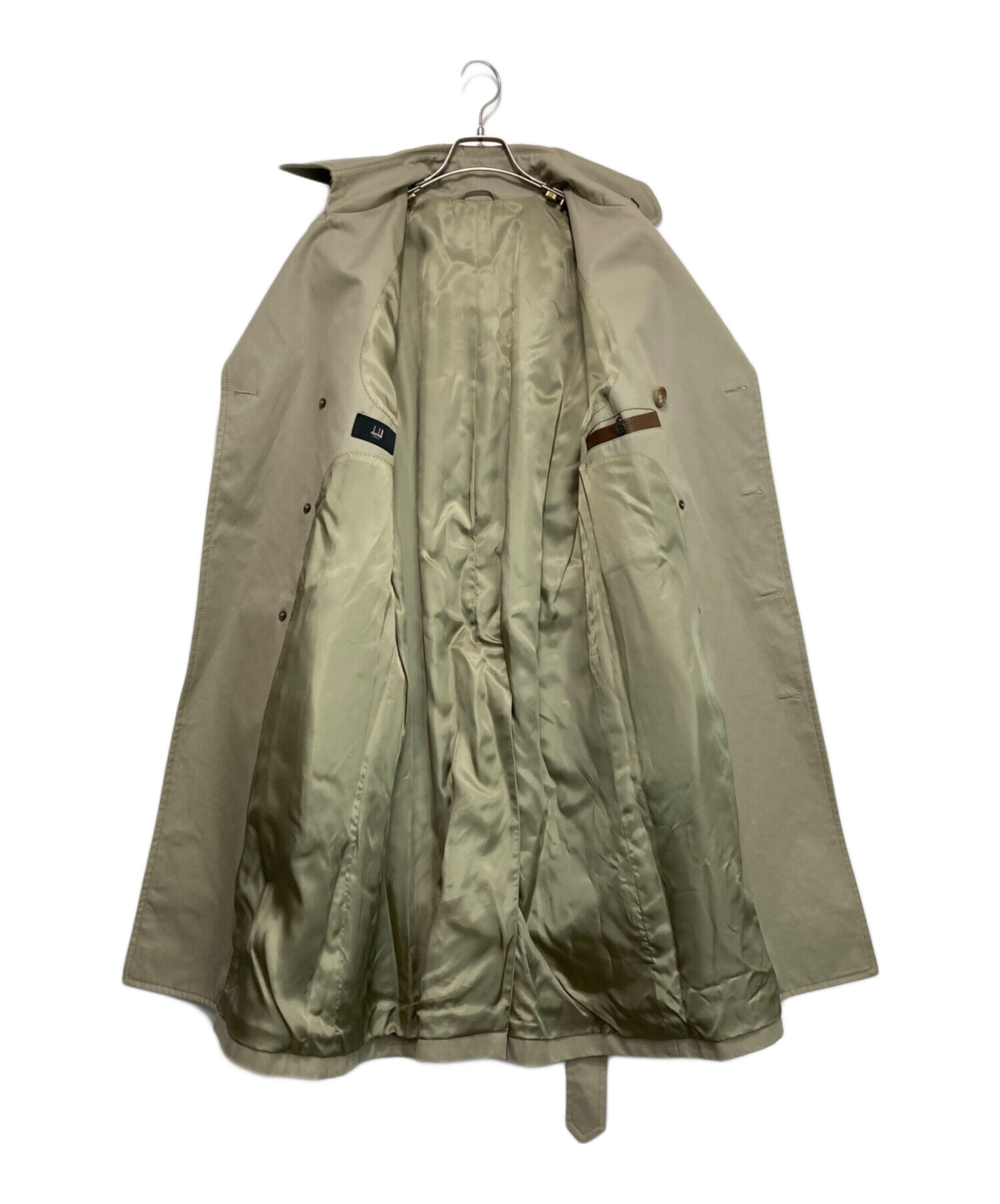 【英国製】dunhill ダンヒル トレンチコート マキシ丈 ベージュ メンズ ダンヒル 2026年春夏メンズコレクション - クラシックで反抗的