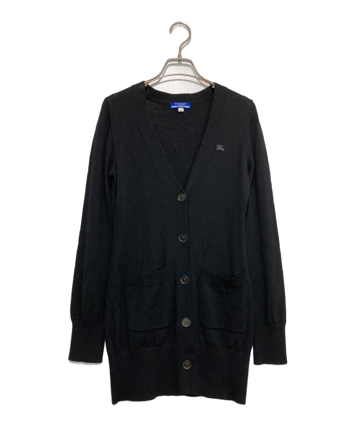 バーバリー ブルーレーベル ニット コート カーディガン 茶色 パーカー