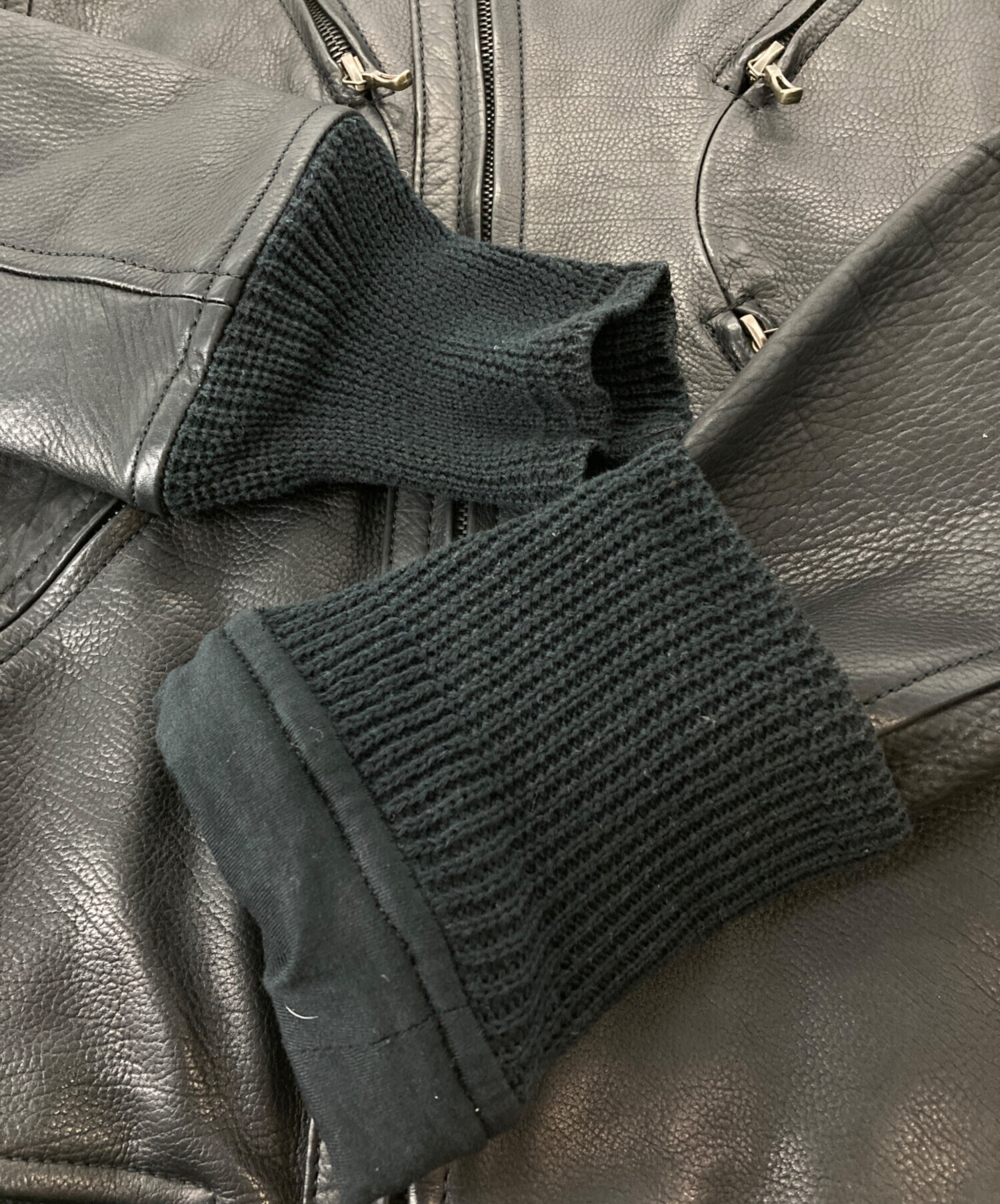 The Viridi-anne 牛革 カーフレザー シングルライダース 2サイズ 中古・古着通販】THE VIRIDI-ANNE (ヴィリジアン) ライダース