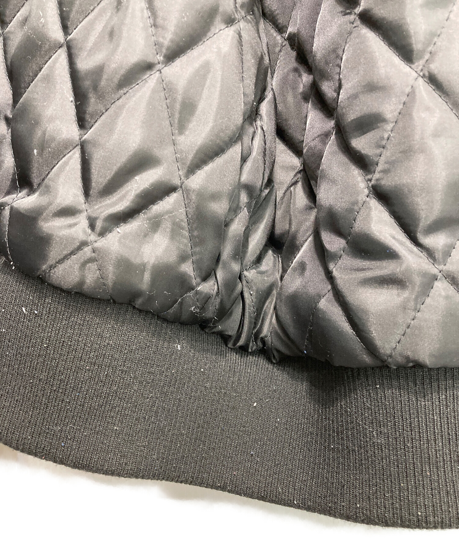 中古・古着通販】That's life (ザッツ ライフ) スタジャン ブラック