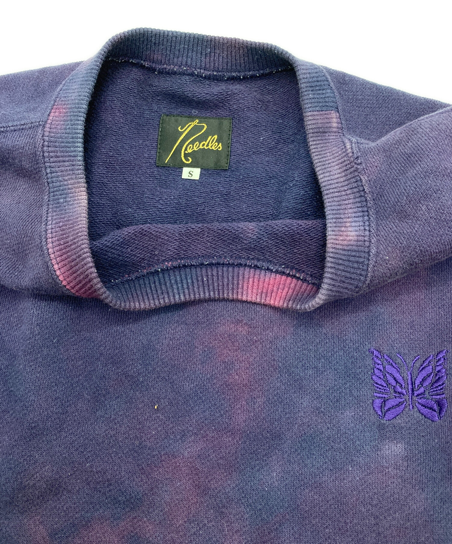 中古・古着通販】Needles (ニードルズ) タイダイスウェット パープル