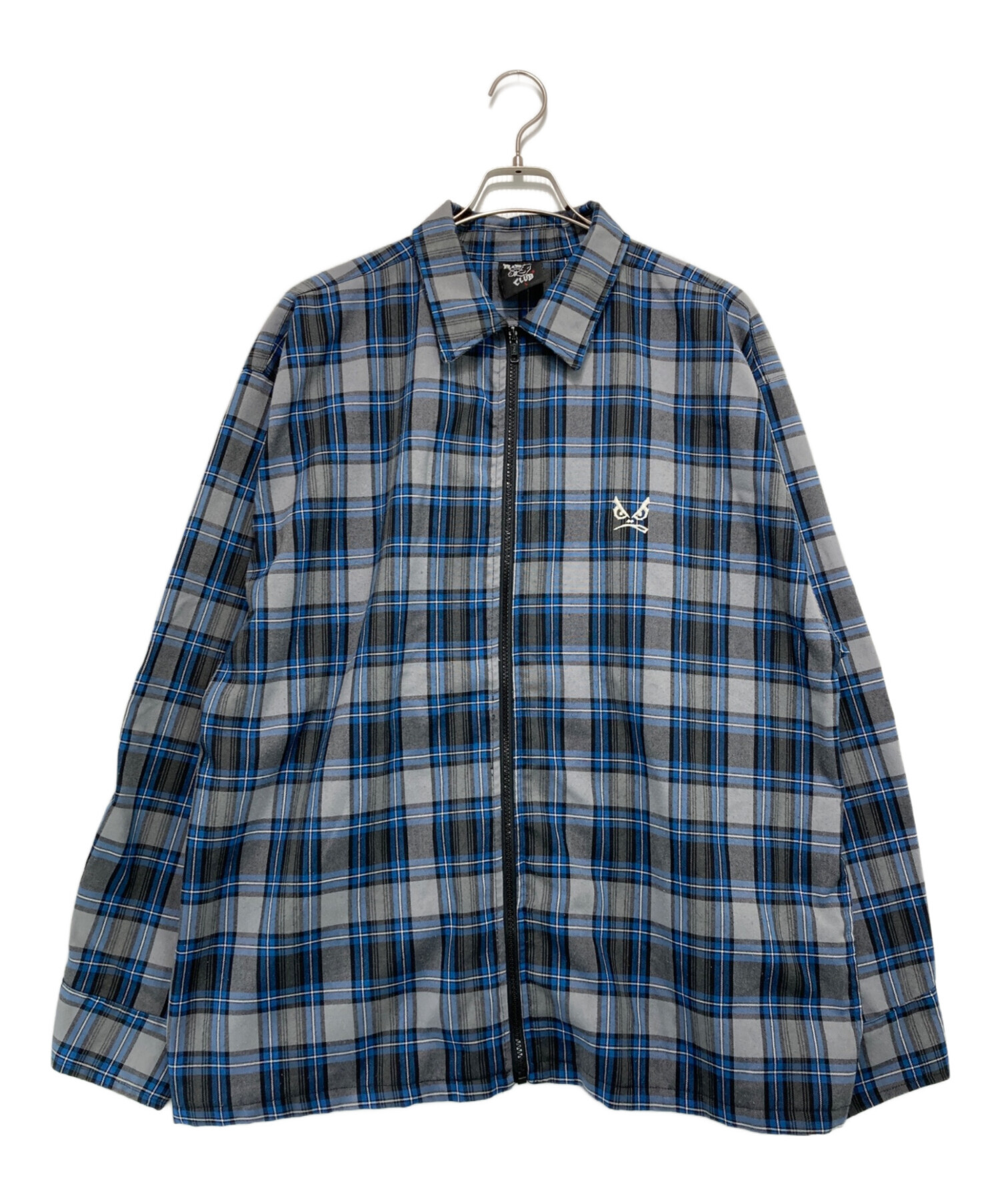 90s ビンテージ チェック 短丈 ワイド ジャケット ブルゾン cityboy 新 デザインファッション - 90s~ チェックブルゾン ジャケット