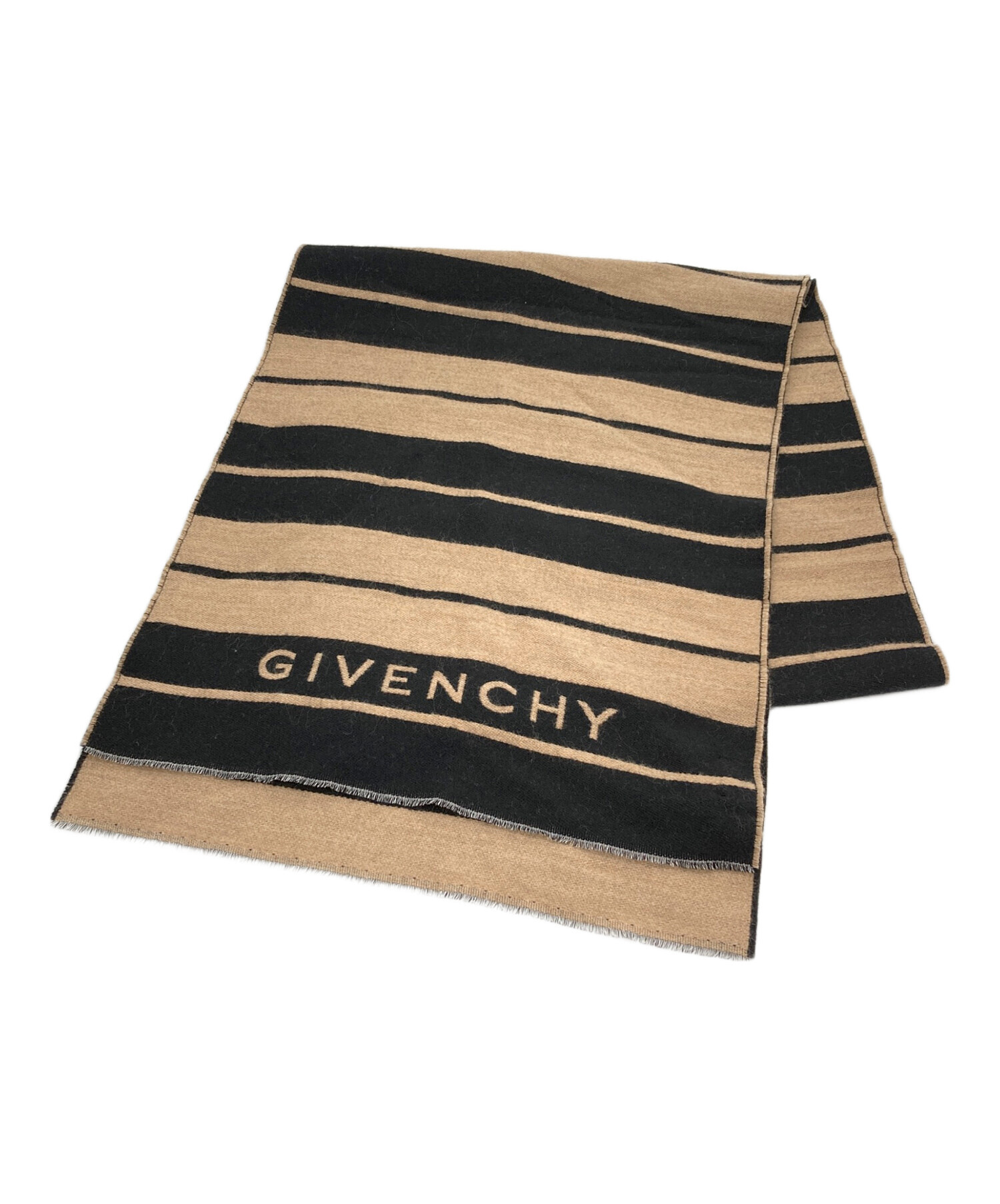 GIVENCHY ジバンシー ストール レディース 【古着】【中古】 中古・古着通販】GIVENCHY (ジバンシィ) ロゴストール ベージュ サイズ