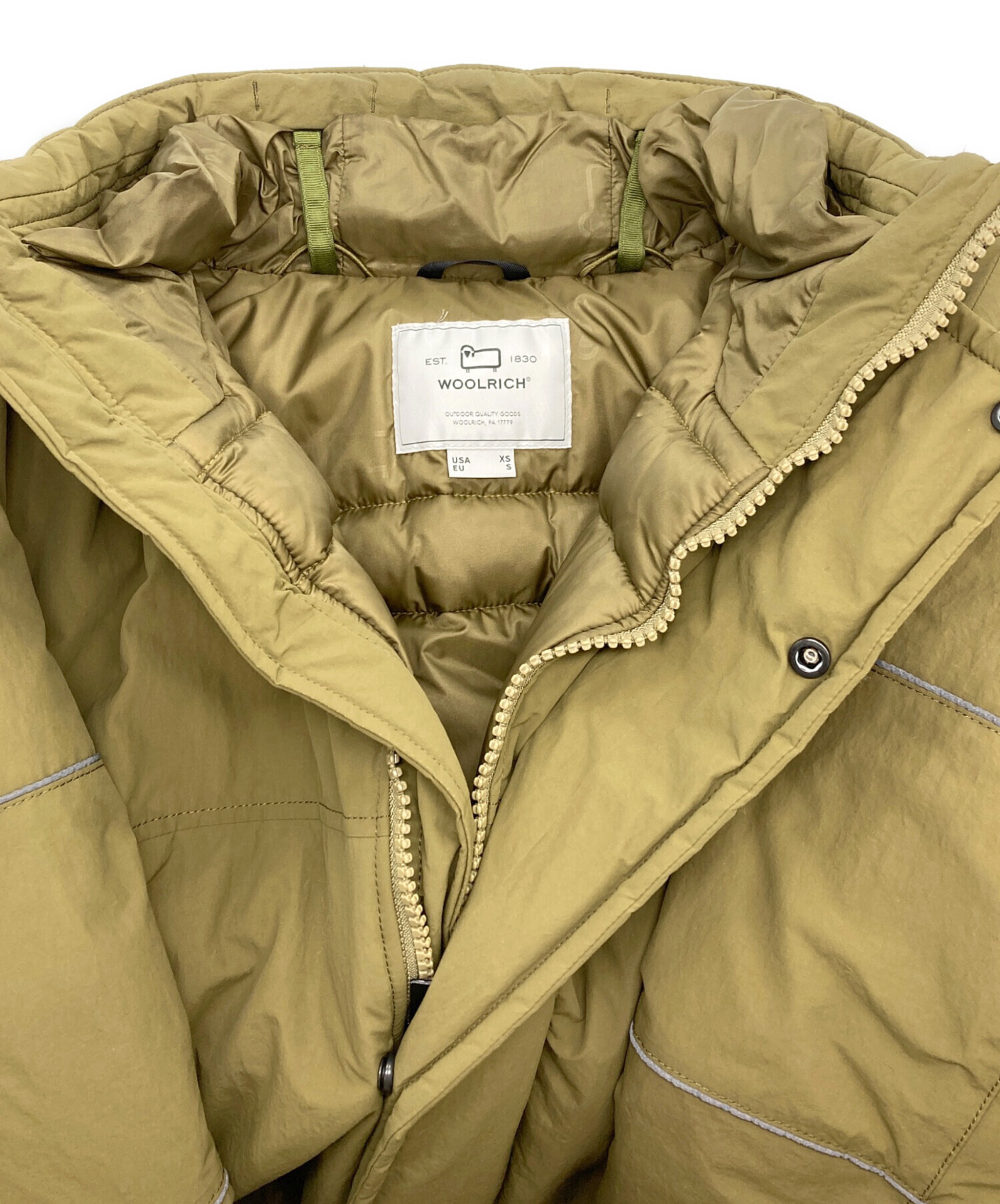 在庫セール送料無料 WOOLRICH ダウンジャケット XS オリーブ 【公式通販】