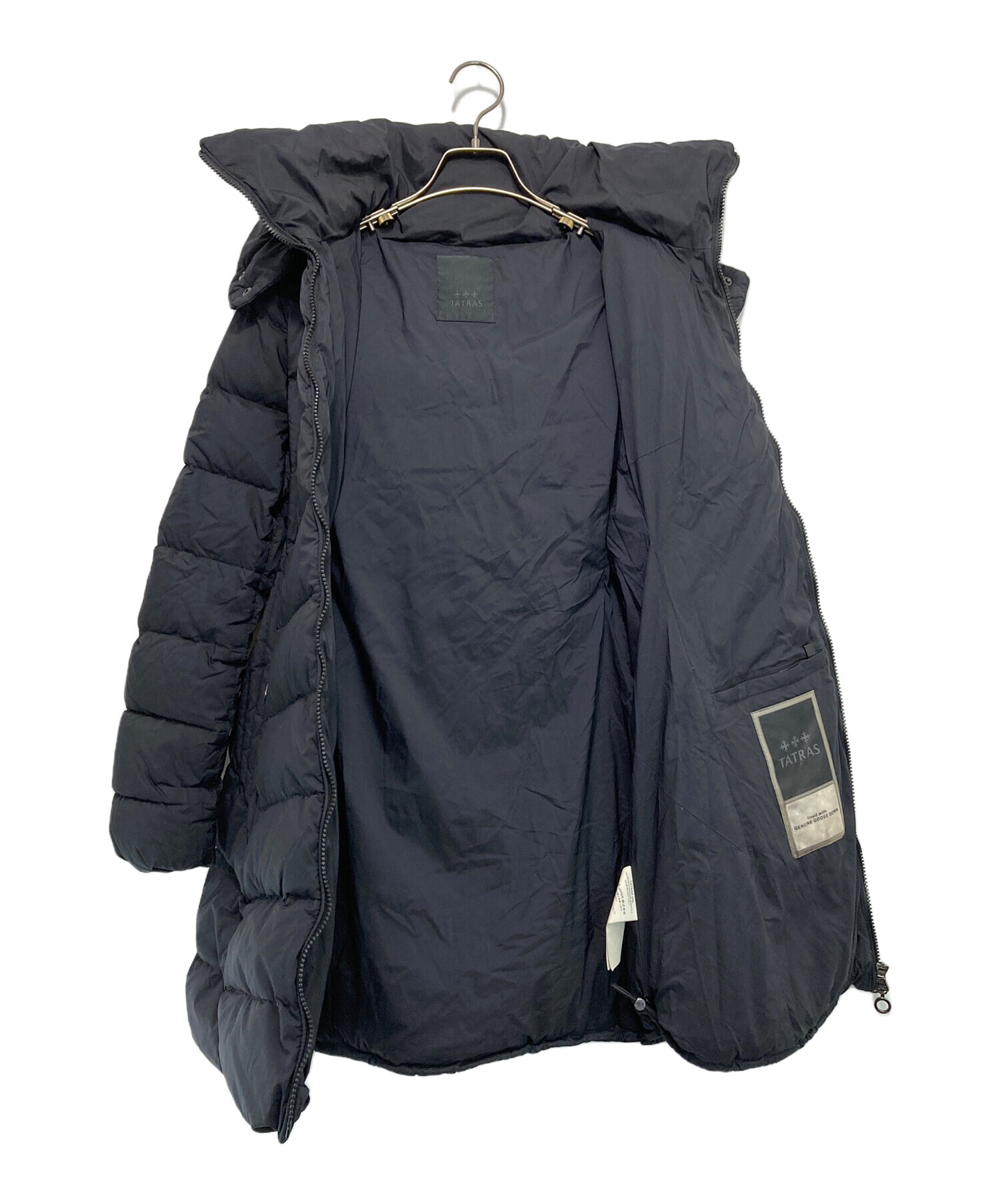 中古・古着通販】TATRAS (タトラス) POLITEAMA ダウンコート ネイビー 