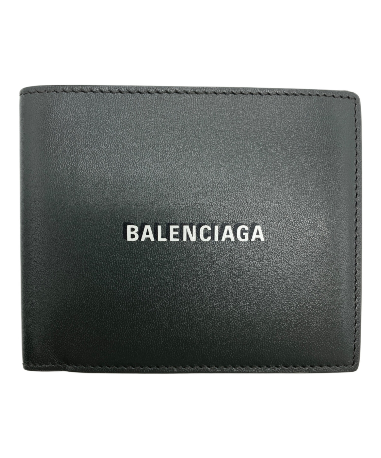 中古・古着通販】BALENCIAGA (バレンシアガ) 2つ折り財布 グレー 