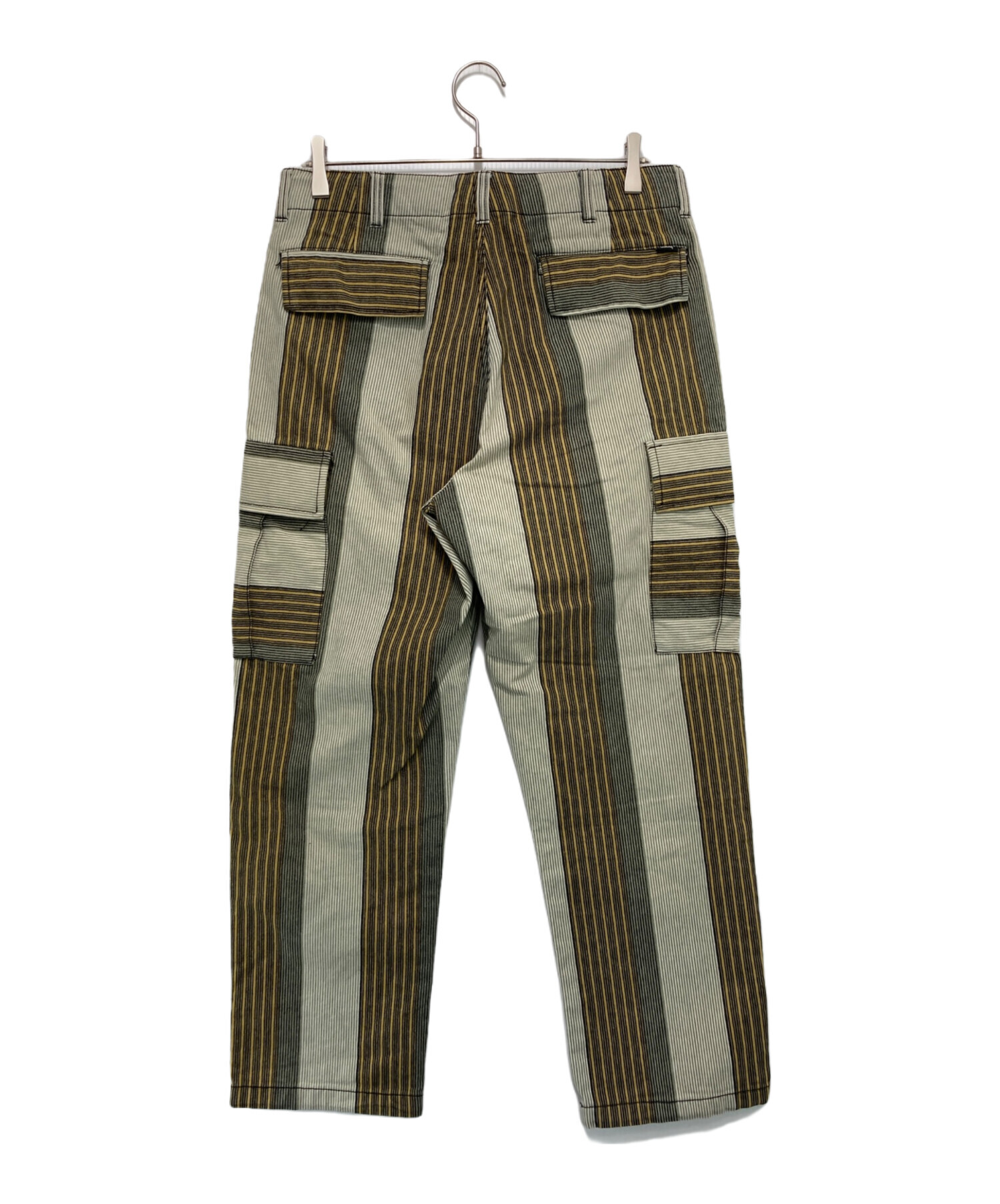 中古・古着通販】stussy (ステューシー) ストライプカーゴパンツ 